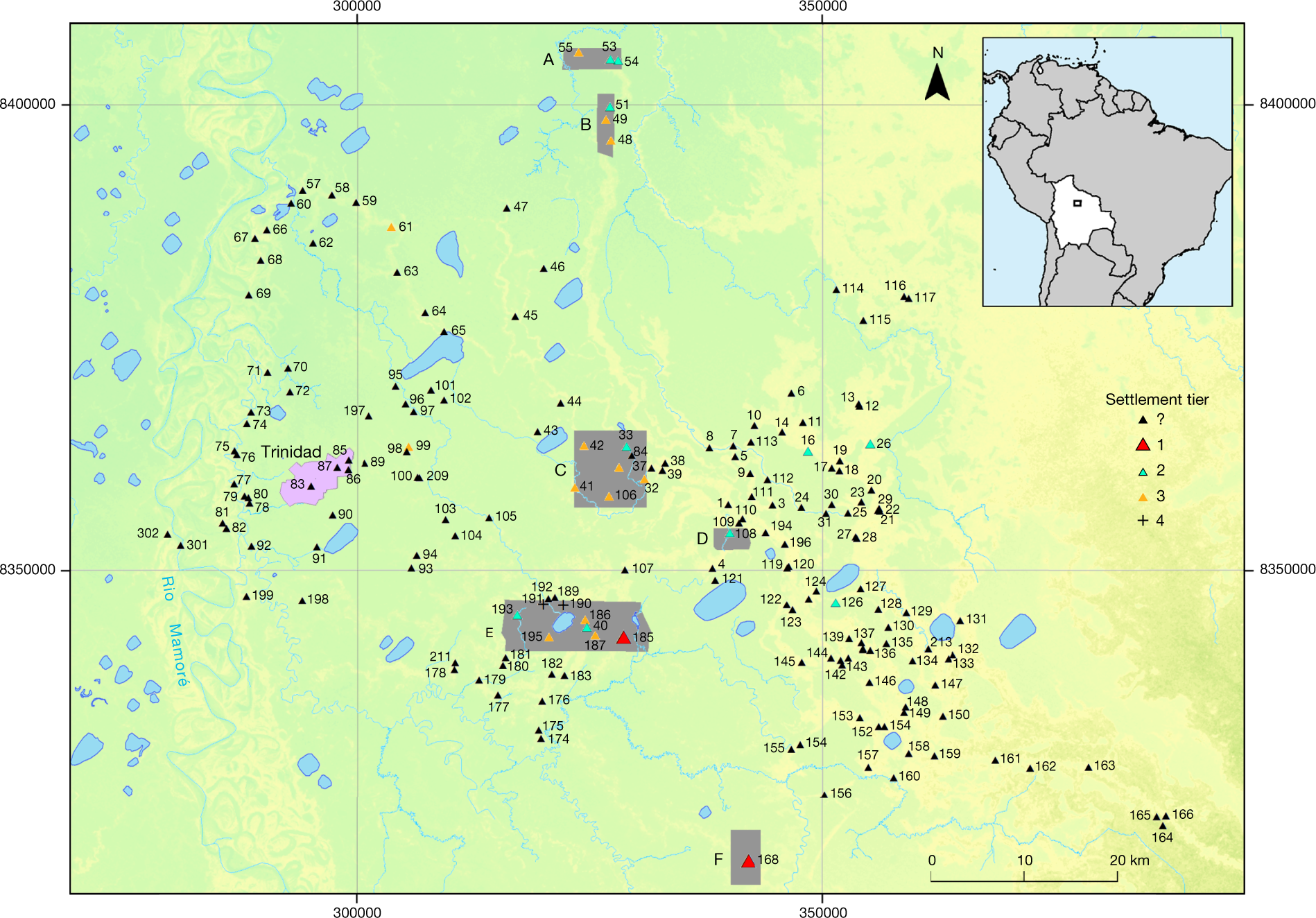 Lidar reveals pre-Hispanic low-density urbanism in the Bolivian Amazon |  Nature