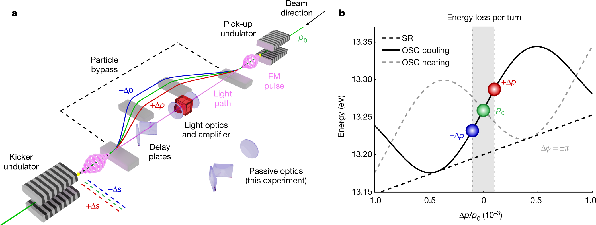 Experimental demonstration of optical stochastic cooling | Nature