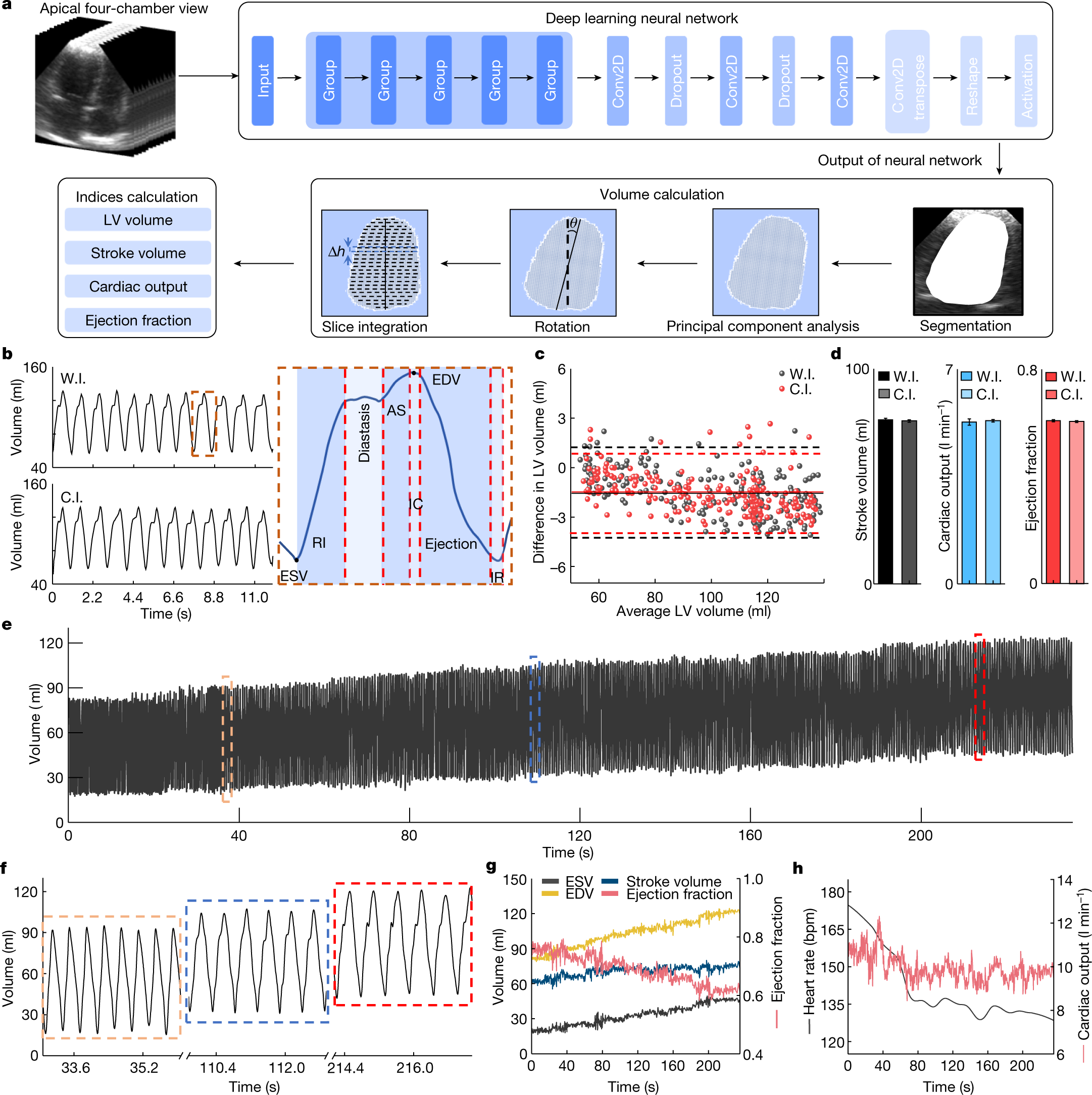 Fig. 5: Automatic image processing by deep learning.