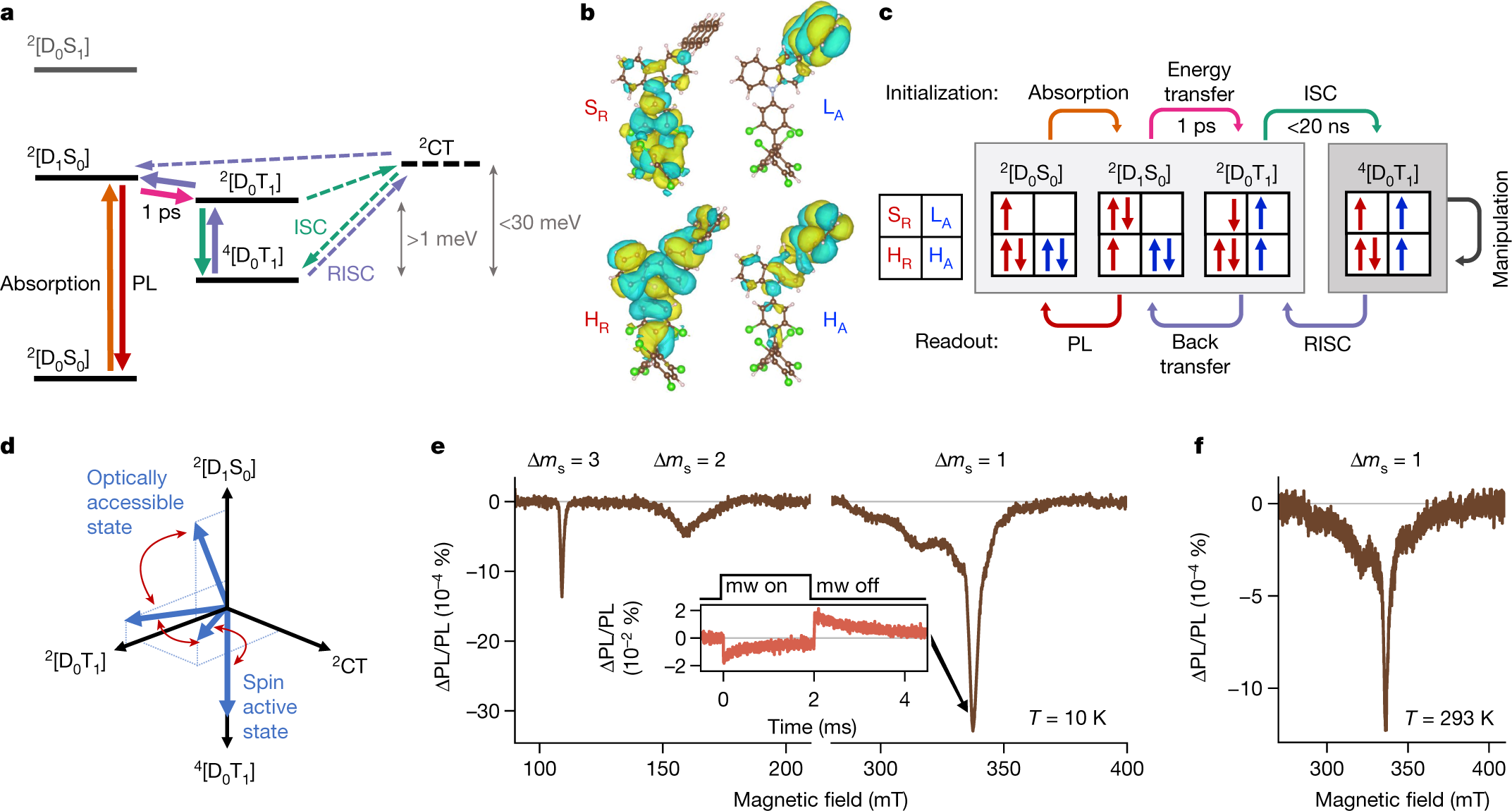 Fig. 3: Luminescent R-A mechanism and optical readout.