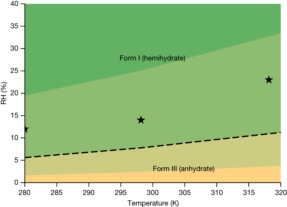 Fig. 6: Predicted phase diagram of upadacitinib.