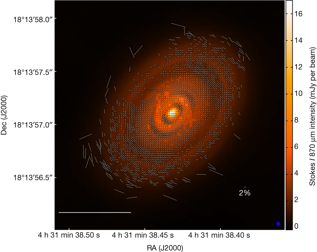 Aligned grains and scattered light found in gaps of planet-forming disk - Vimarsana News