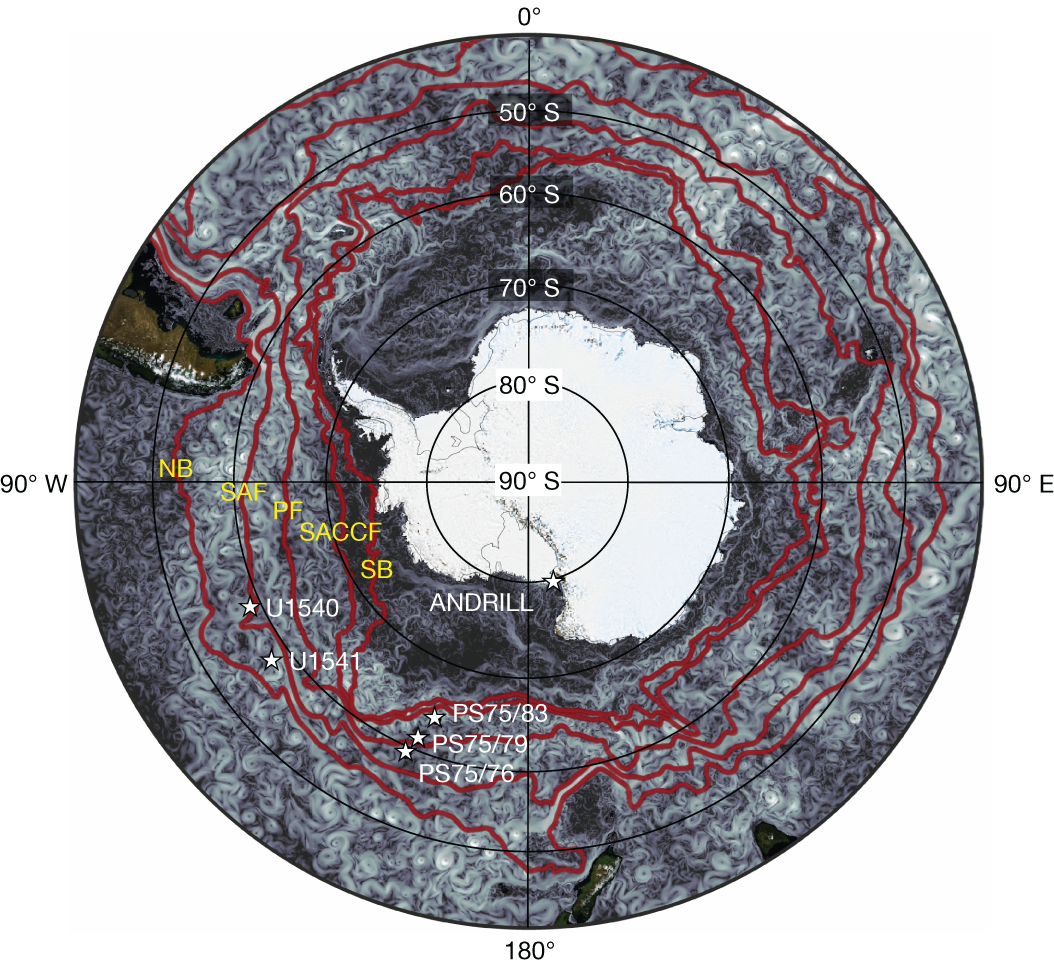 Five million years of Antarctic Circumpolar Current strength variability