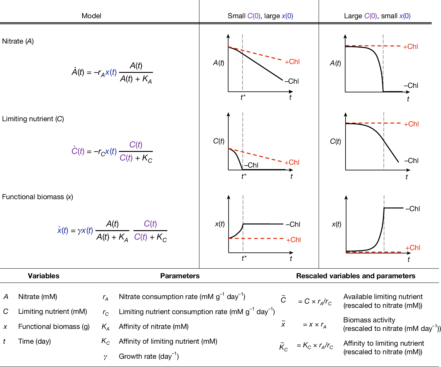 Fig. 2: Consumer-resource model describes metabolite dynamics.