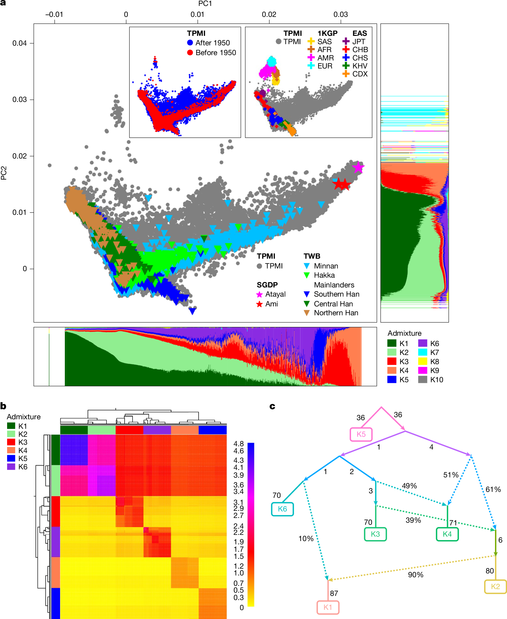 Fig. 3: Population structure.