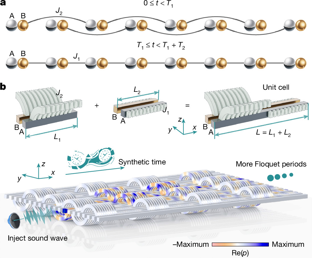 Photograph accompanying Acoustic experiments find topology persisting at gapless critical points
