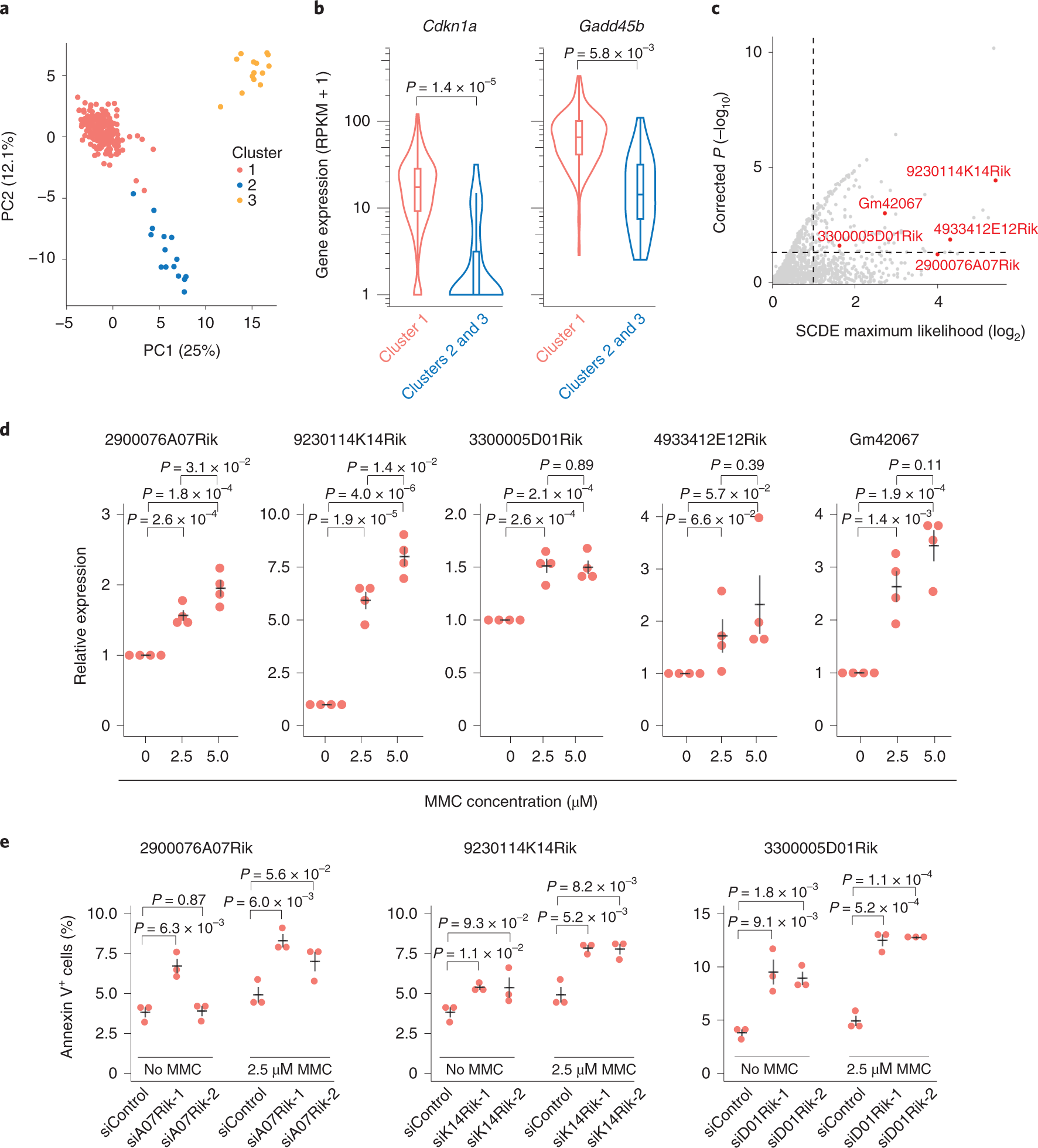 Fig. 6: Identification of lncRNAs involved in apoptosis by single-cell profiling.