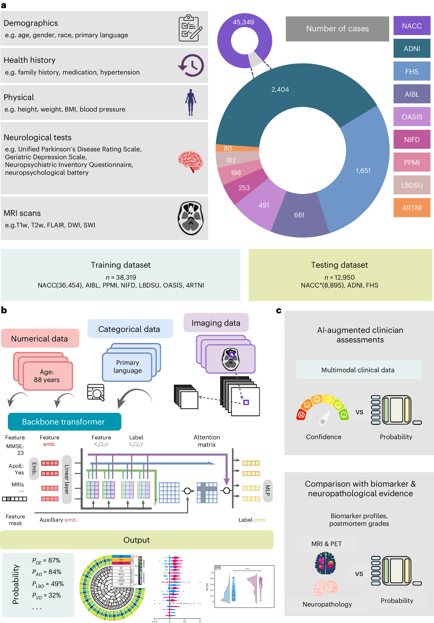 AI-based differential diagnosis of dementia etiologies on multimodal data |  Nature Medicine