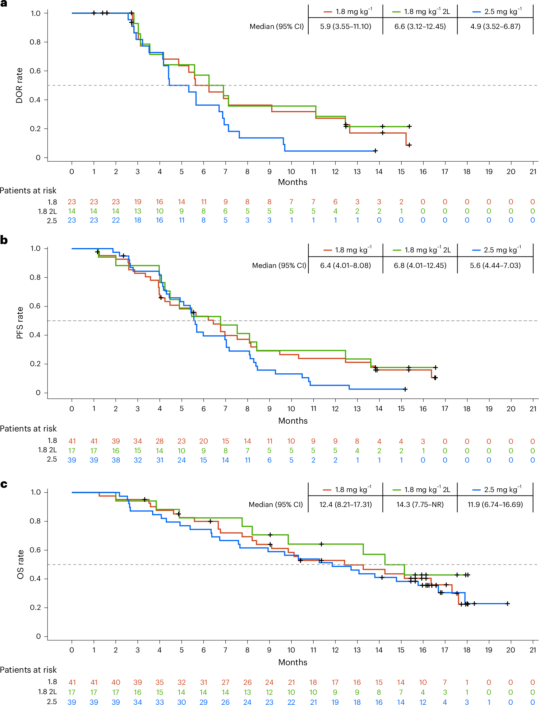 Fig. 3: Efficacy among patients with R/R SCLC.