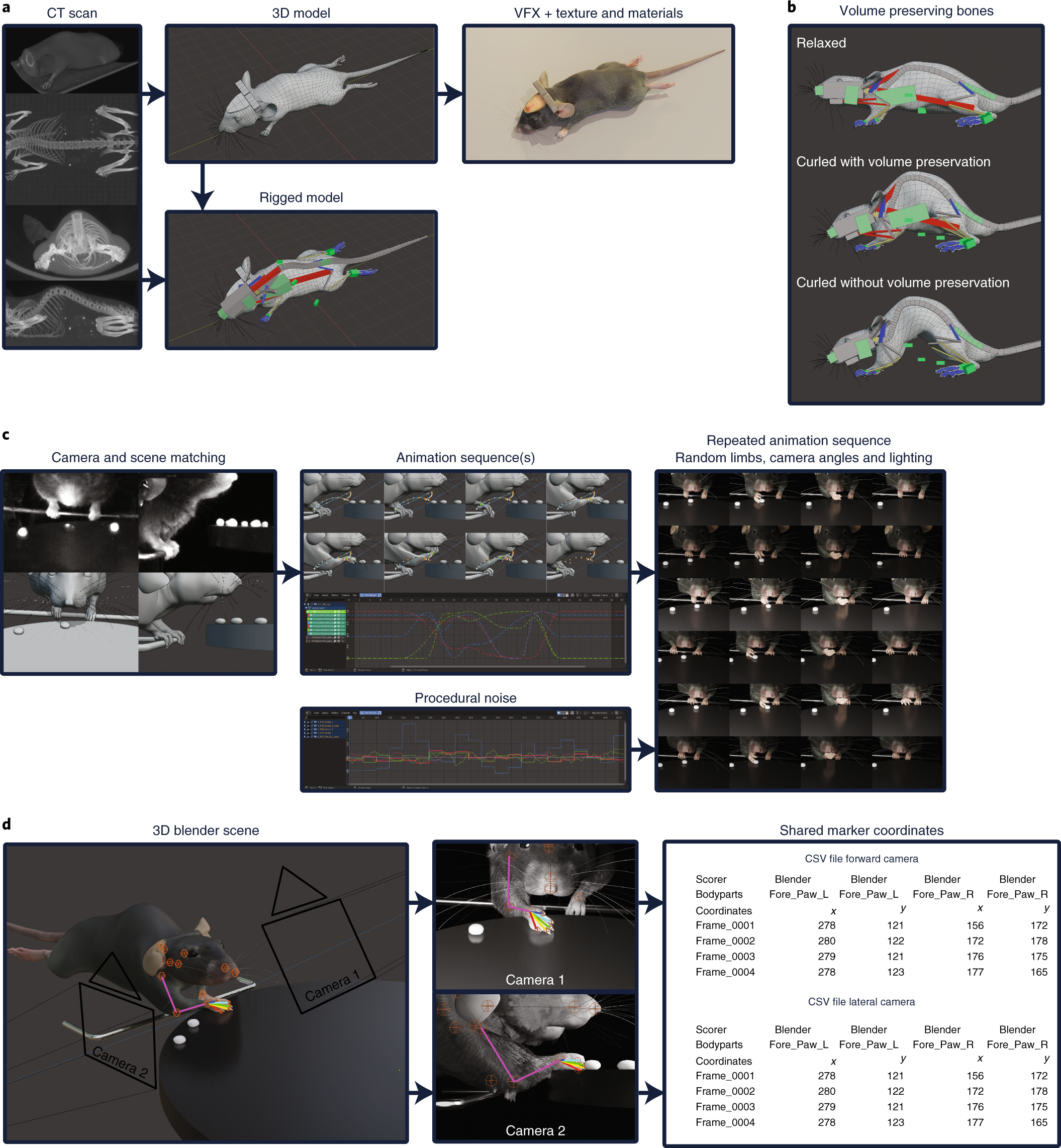 A three-dimensional virtual mouse generates synthetic training data for  behavioral analysis | Nature Methods