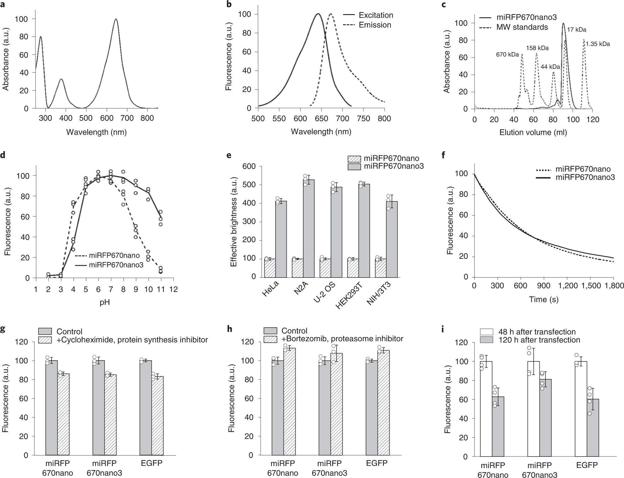Single Domain Near Infrared Protein Provides A Scaffold For Antigen Dependent Fluorescent Nanobodies Nature Methods