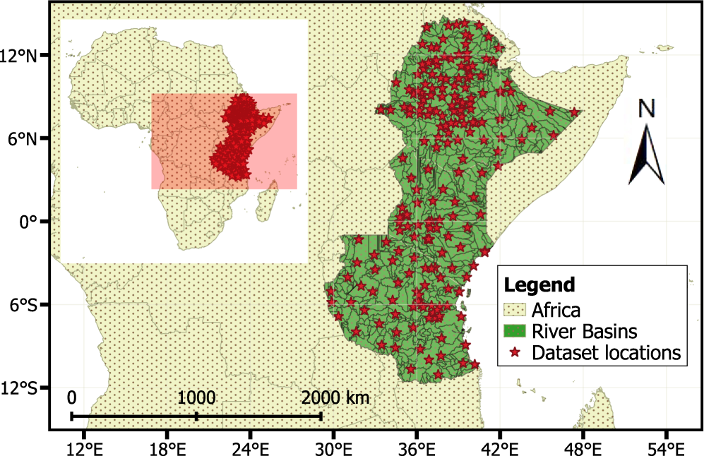 Statistically Downscaled Climate Dataset For East Africa - 