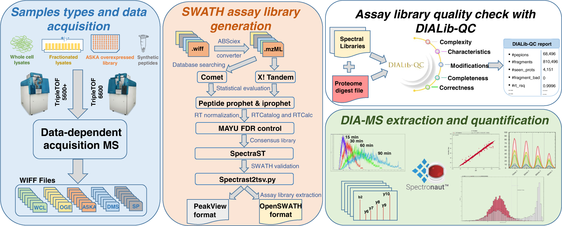 A comprehensive spectral assay library to quantify the Escherichia coli  proteome by DIA/SWATH-MS | Scientific Data