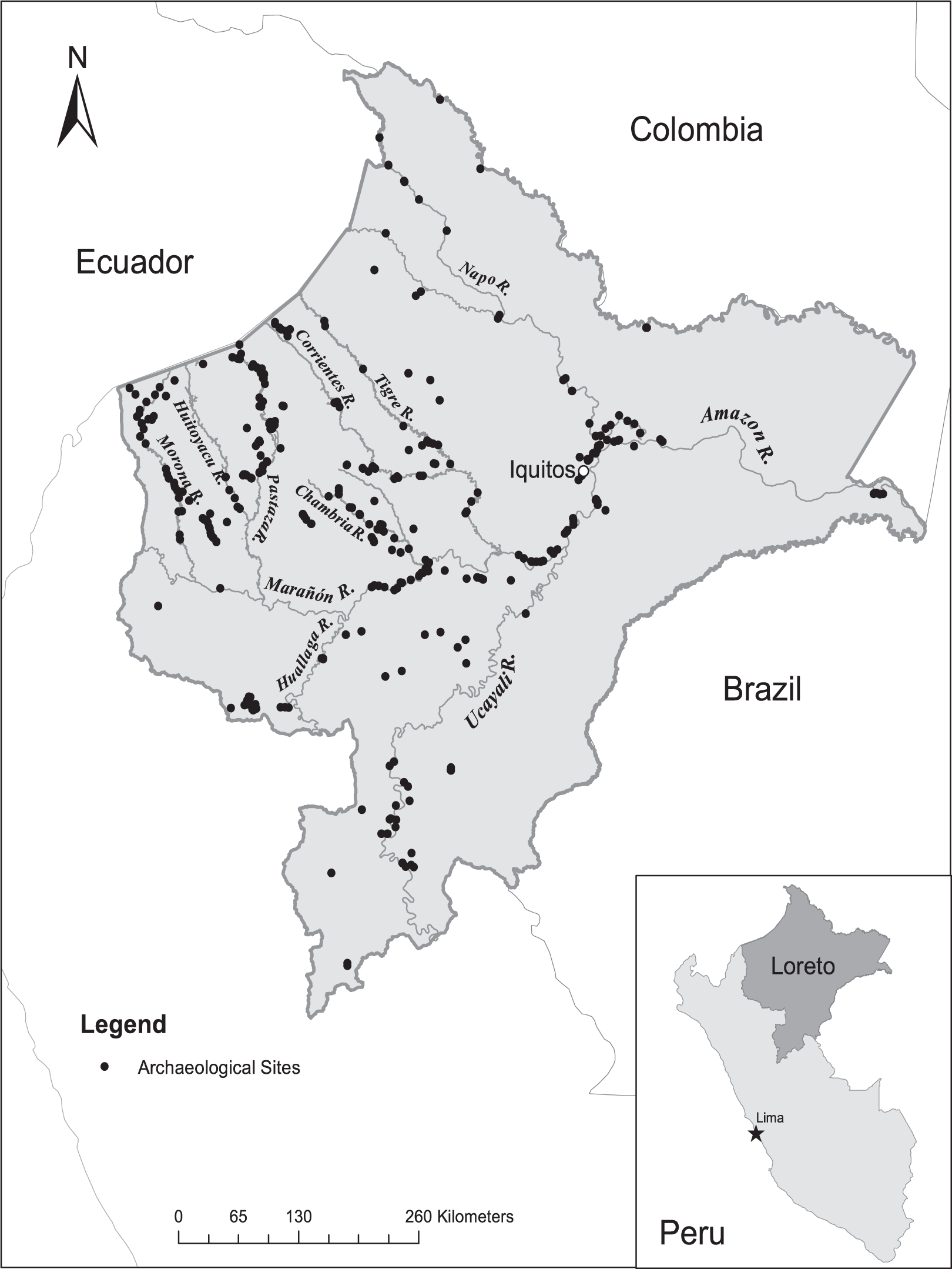 Geolocation of unpublished archaeological sites in the Peruvian Amazon |  Scientific Data