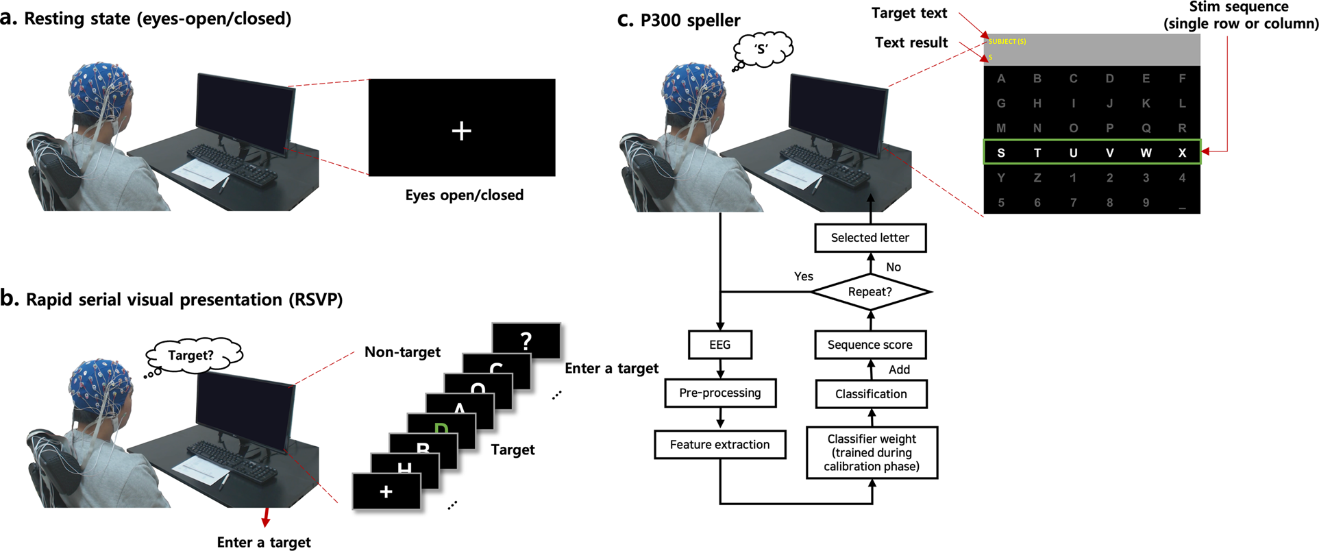 EEG Dataset for RSVP and P300 Speller Brain-Computer Interfaces |  Scientific Data