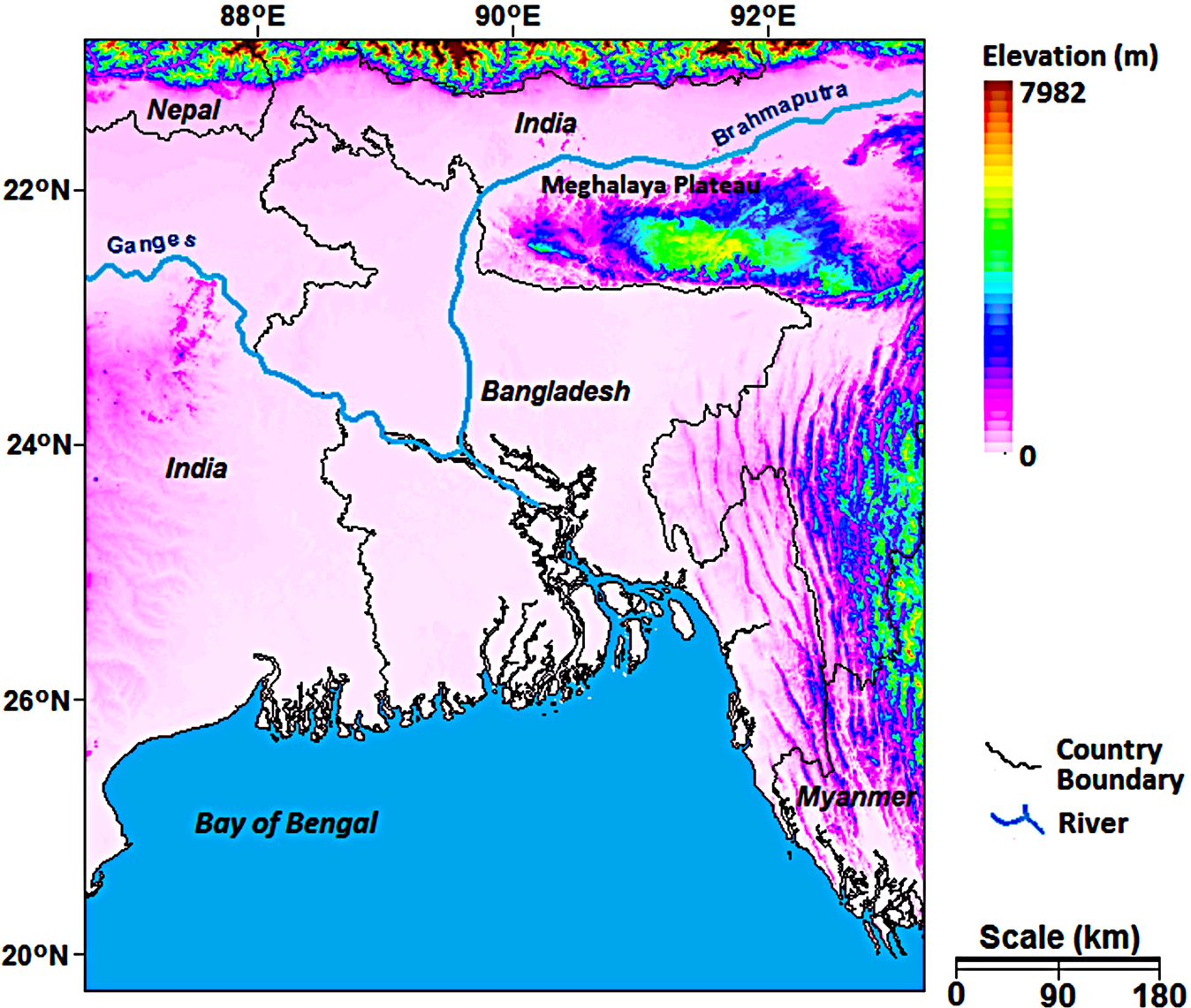 Developing a high-resolution gridded rainfall product for Bangladesh during  1901–2018 | Scientific Data