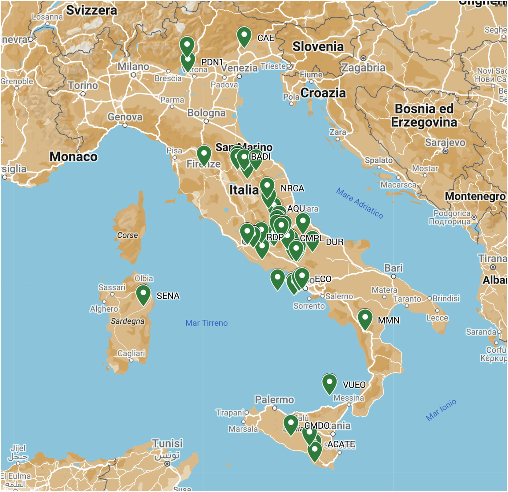 Soil Radon Time Series from the Italian Radon Monitoring Network (IRON) |  Scientific Data, image size:1650x1600