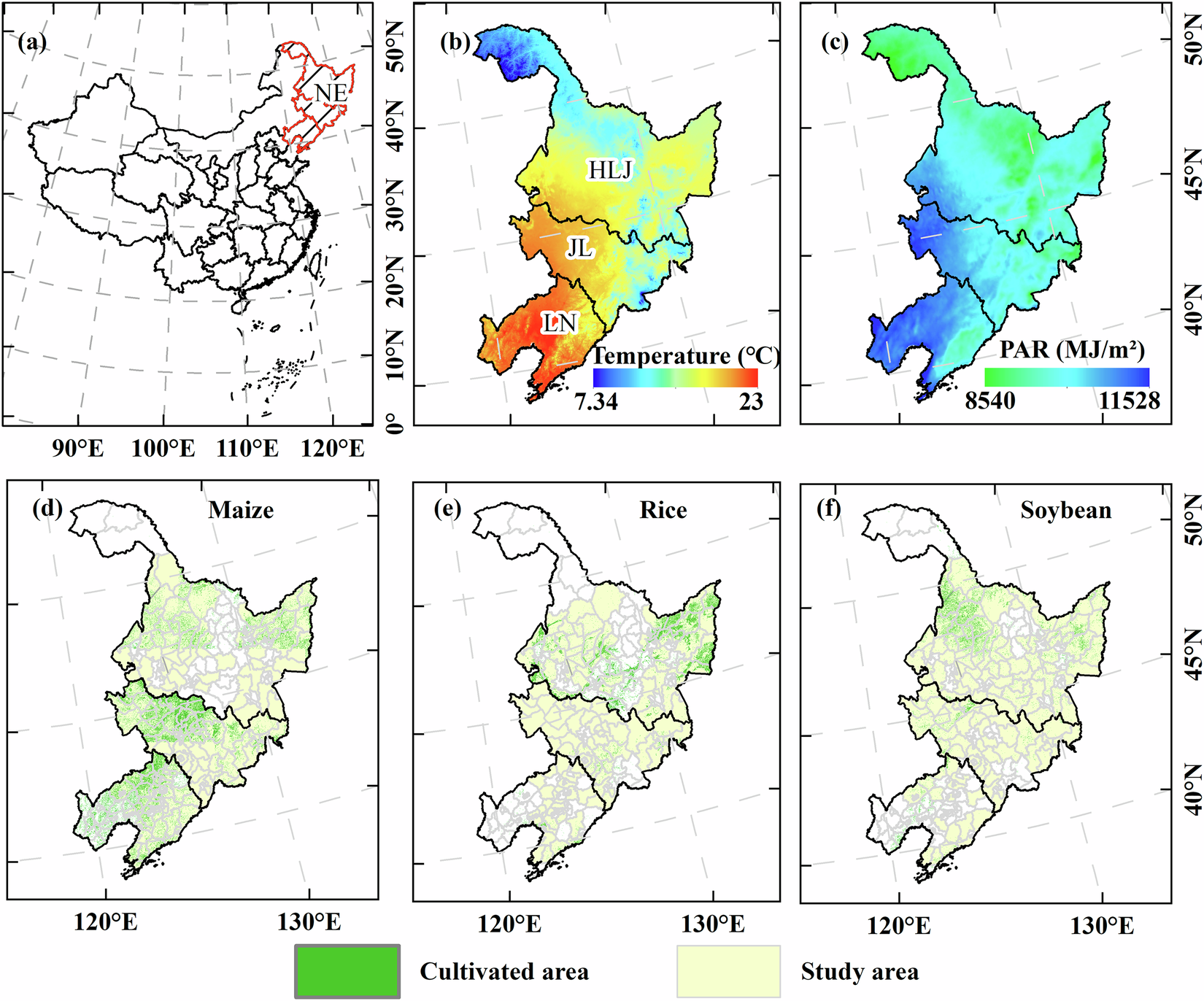 中国東北部の作物収量10m解像度データセットを公開（Researchers Release 10 m Maize, Rice and Soybean Yield Dataset in Northeast China）