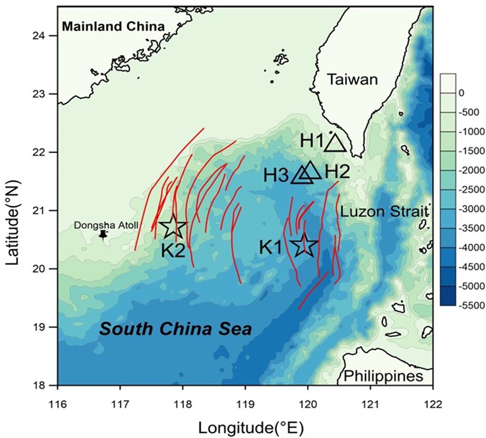South China Sea Depth Chart