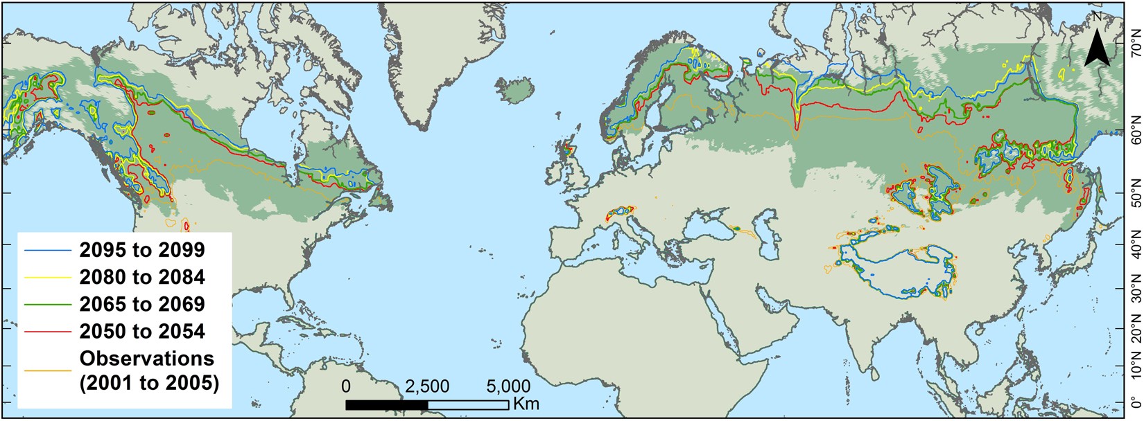 Northward shift of the agricultural climate zone under 21st-century global  climate change | Scientific Reports