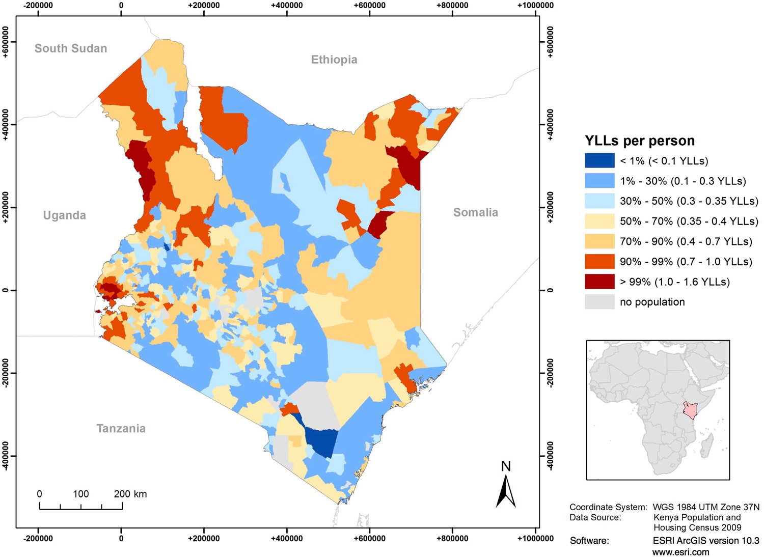 Modeling And Mapping The Burden Of Disease In Kenya