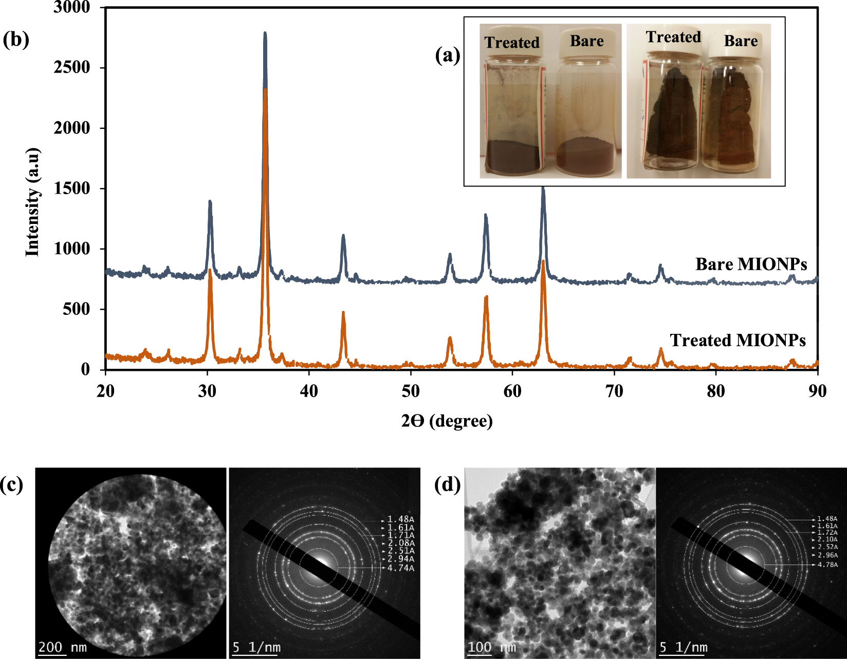Large-Scale Encapsulation of Magnetic Iron Oxide Nanoparticles via Syngas  Photo-Initiated Chemical Vapor Deposition | Scientific Reports