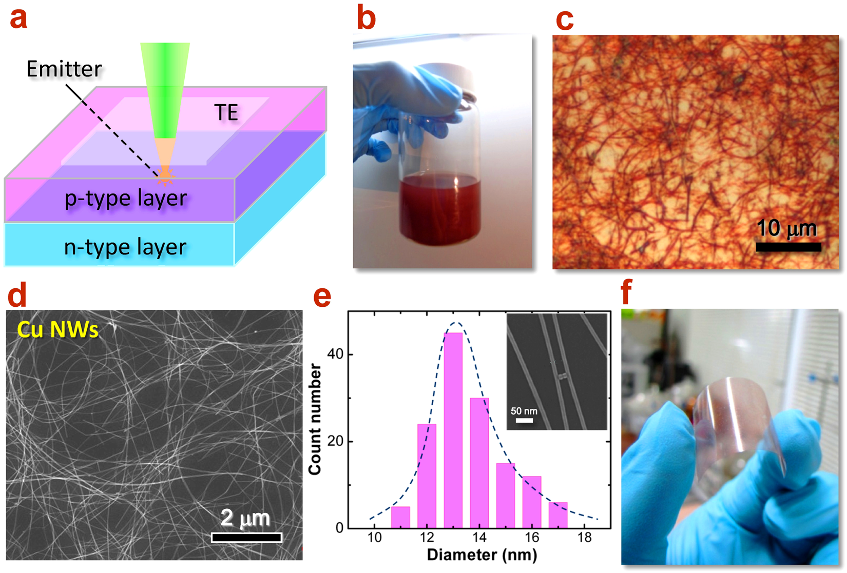 Highly Transparent Light Emitting Diodes On Graphene - 