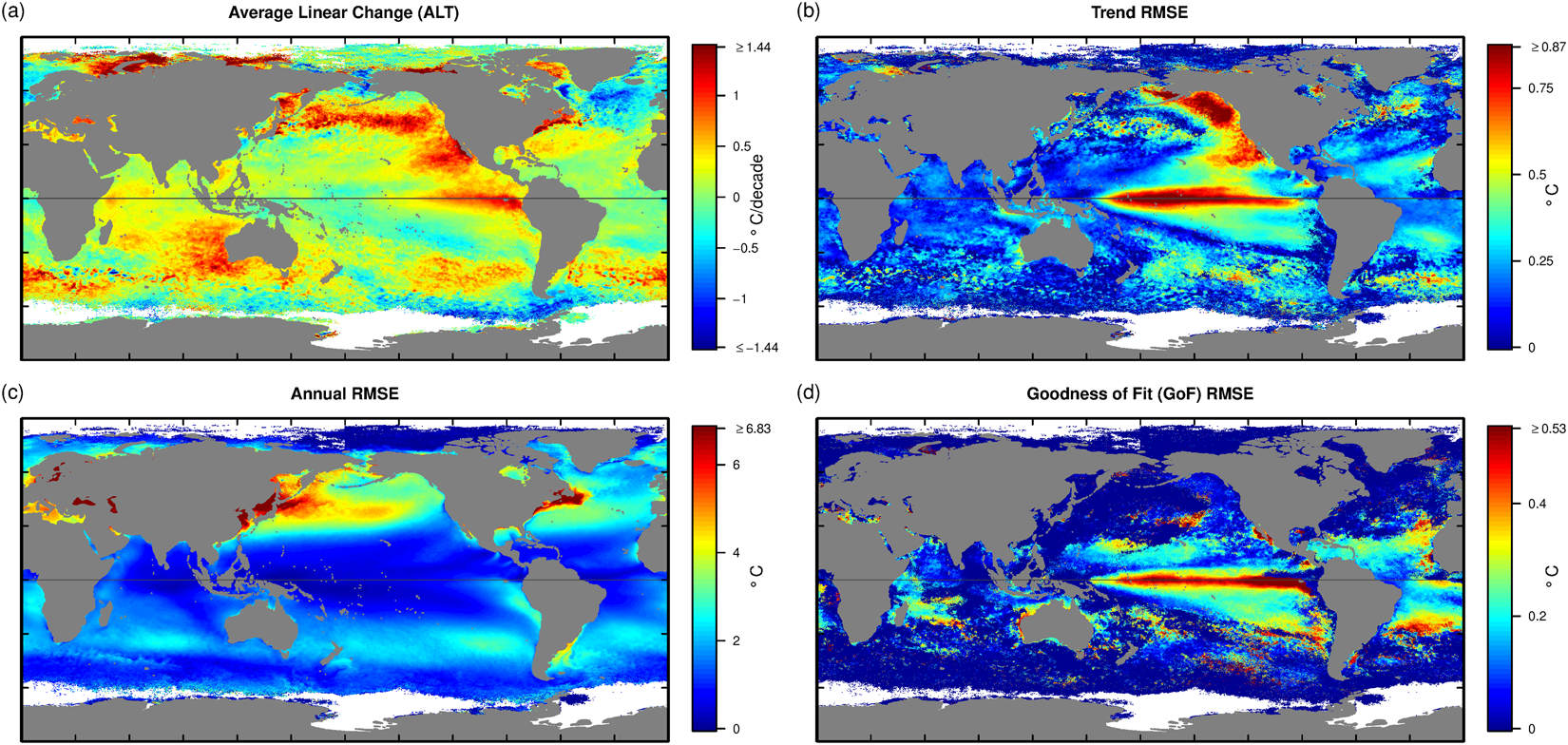 Sea Surface Chlorophyll Map Global Patterns Of Change And Variation In Sea Surface Temperature And  Chlorophyll A | Scientific Reports