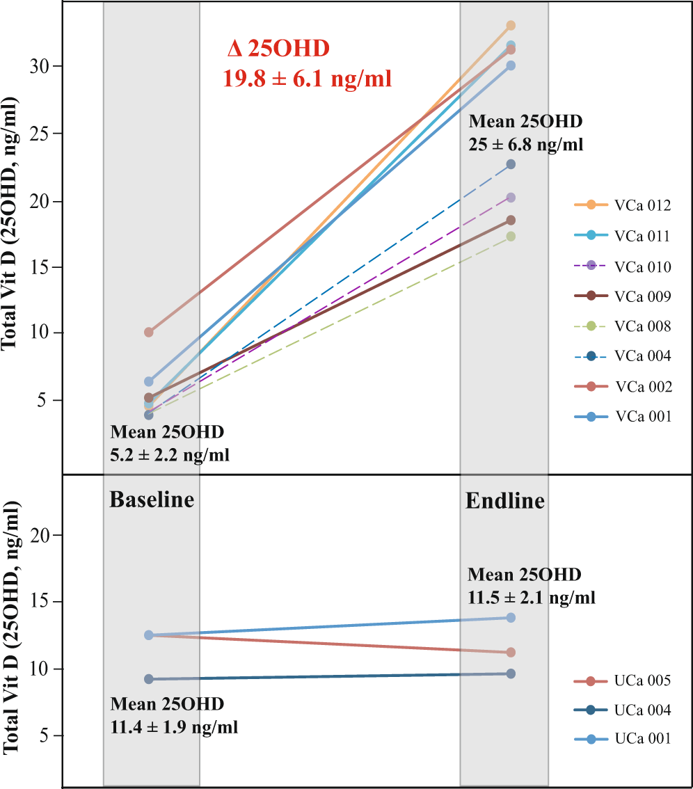 Assessing Bone Mineral Changes In Response To Vitamin D