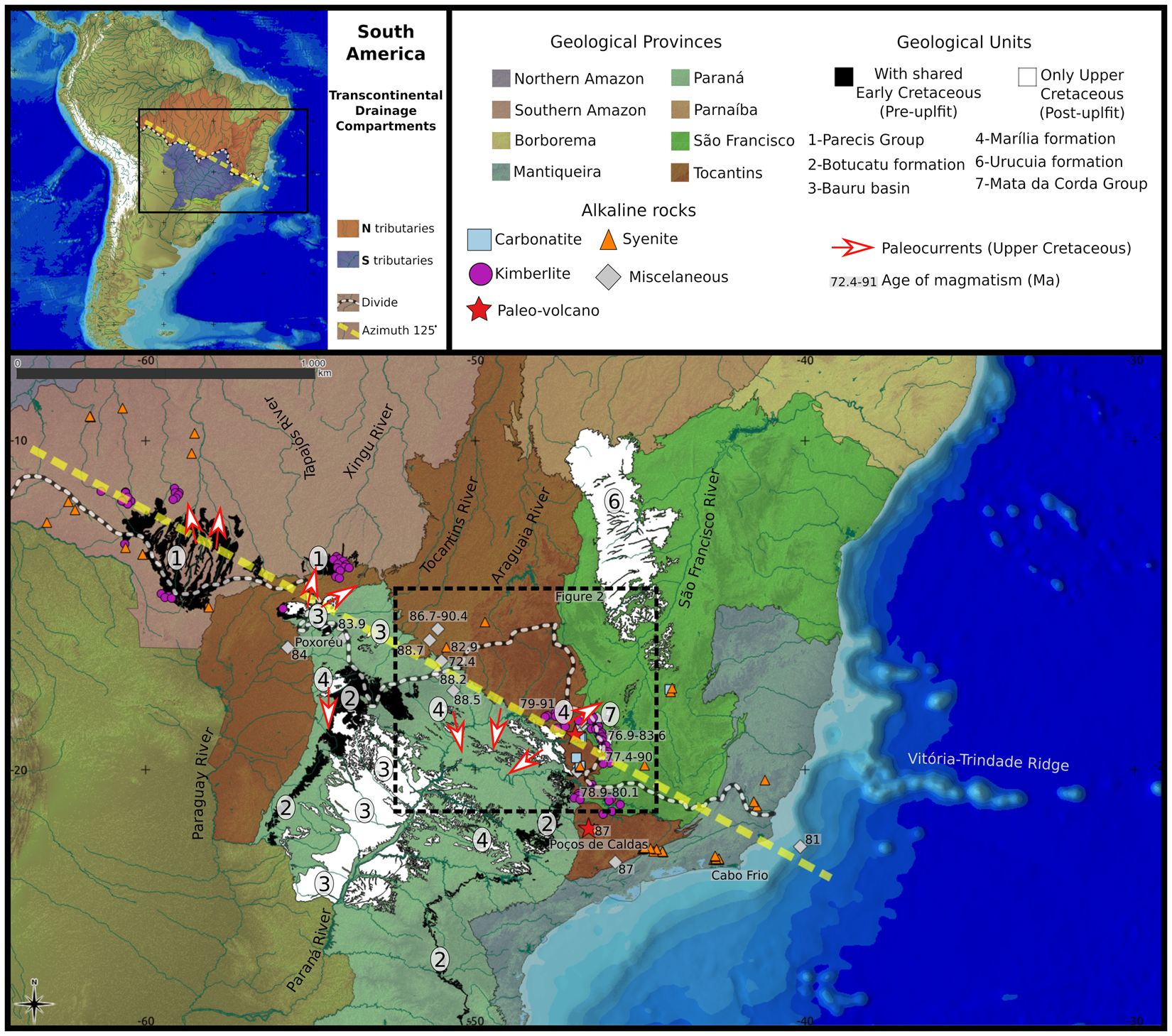 Existence of a continental-scale river system in eastern Tibet during the  late Cretaceous–early Palaeogene