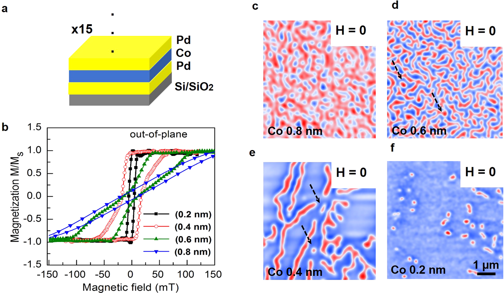 Observation Of Magnetic Skyrmions In Unpatterned Symmetric