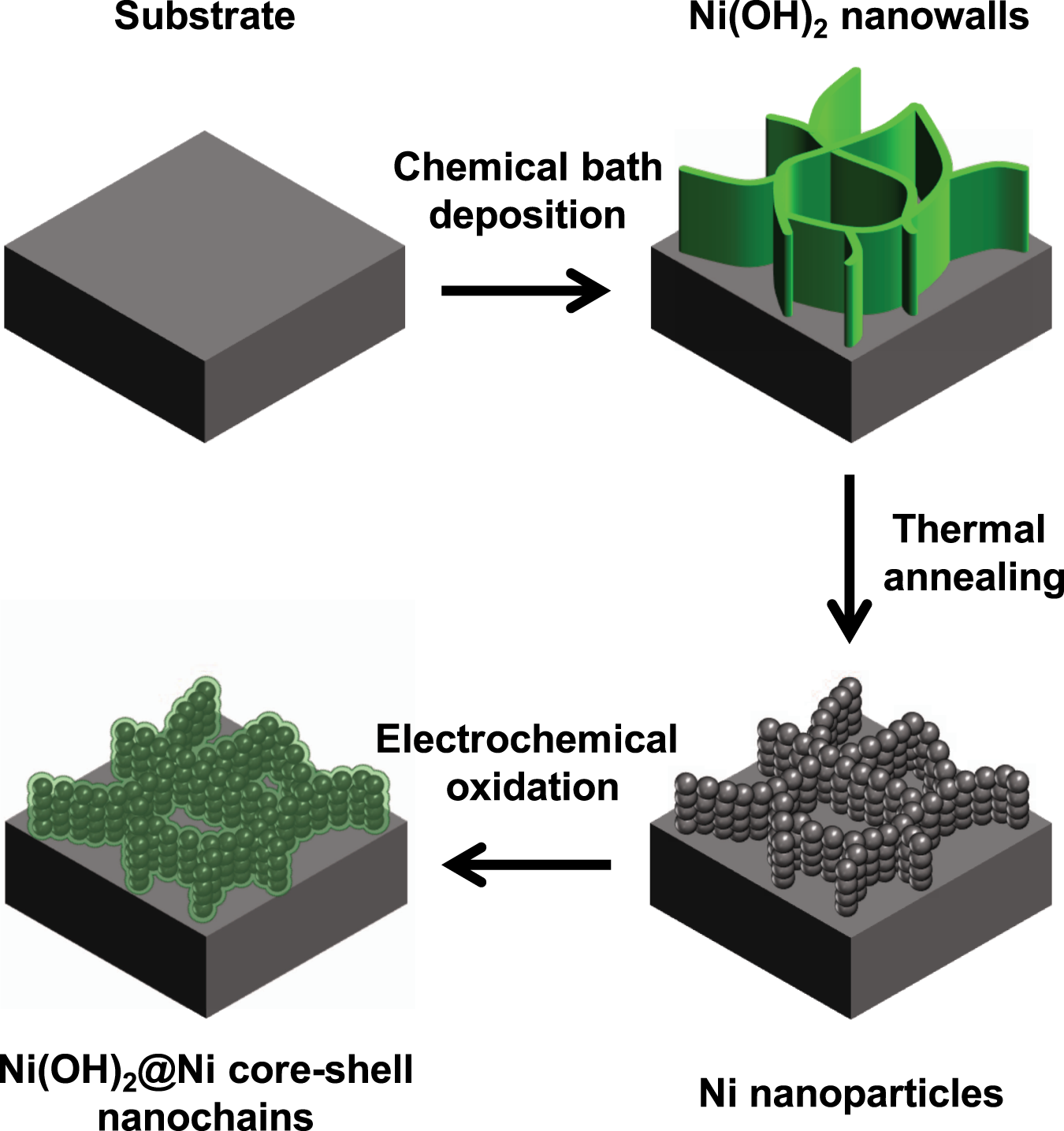 Ni(OH)2@Ni core-shell nanochains as low-cost high-rate performance  electrode for energy storage applications | Scientific Reports