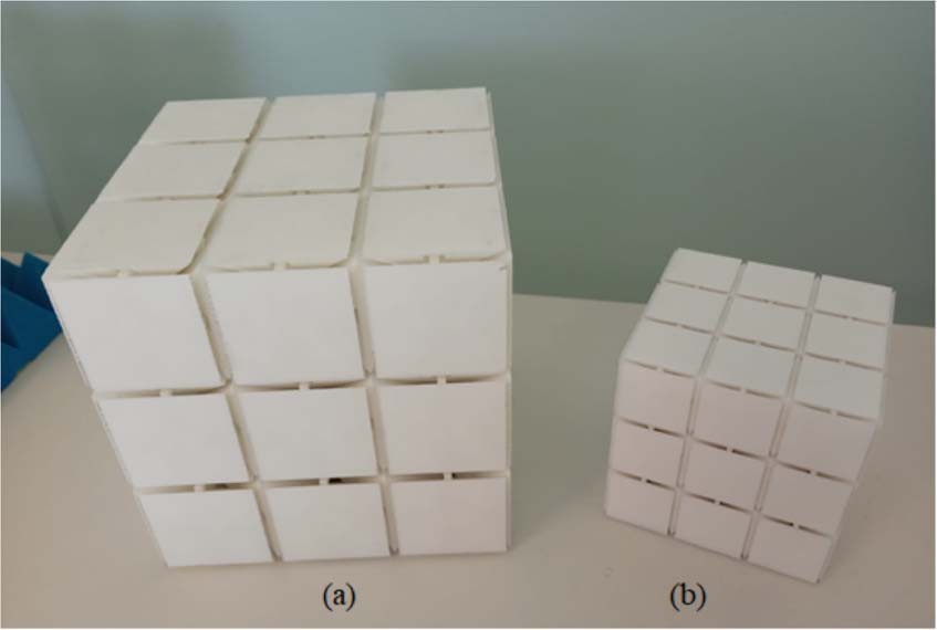 World's first flat 10 x 10 x 10 Rubik's Cube !!!!! (by Greg & Claus) 
