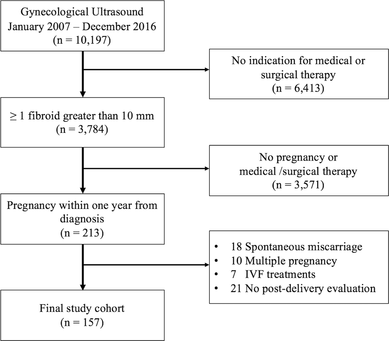 Uterine Fibroid Size Chart