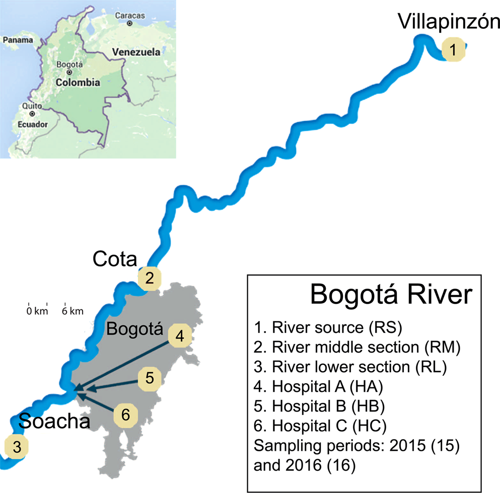 Bogota River Anthropogenic Contamination Alters Microbial