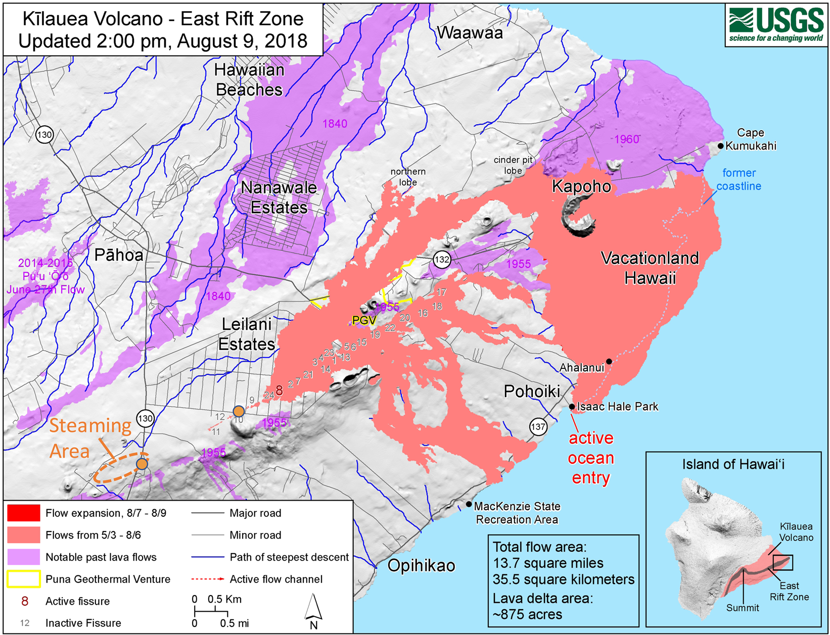 Hawaii Lava Zone Map 2019 High 3He/4He Ratios In Lower East Rift Zone Steaming Vents Precede A New  Phase Of Kilauea 2018 Eruption By 8 Months | Scientific Reports