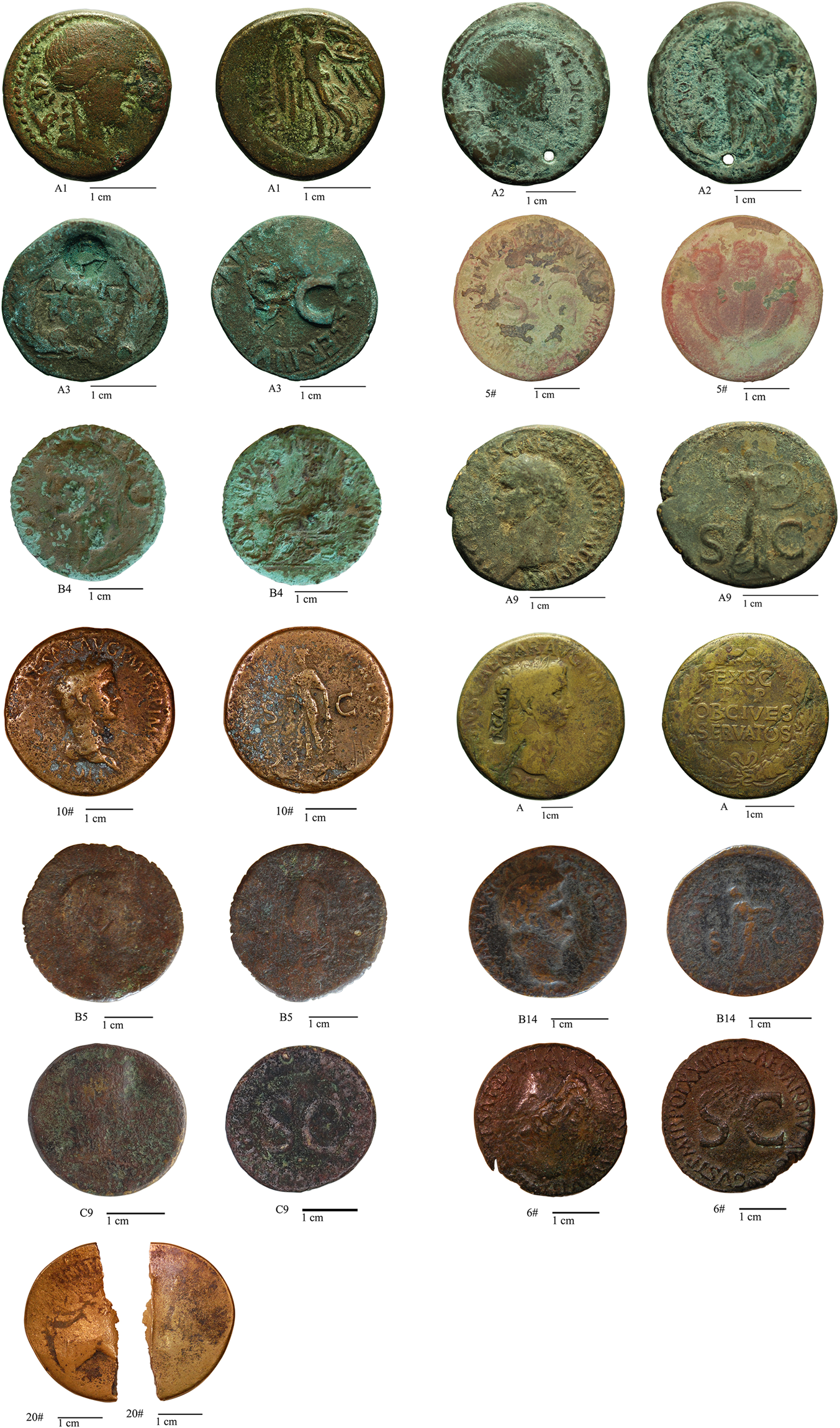 Microstructure and chemical composition of orichalcum coins emitted after the monetary reform of Augustus (23 B.C.) | Scientific Reports