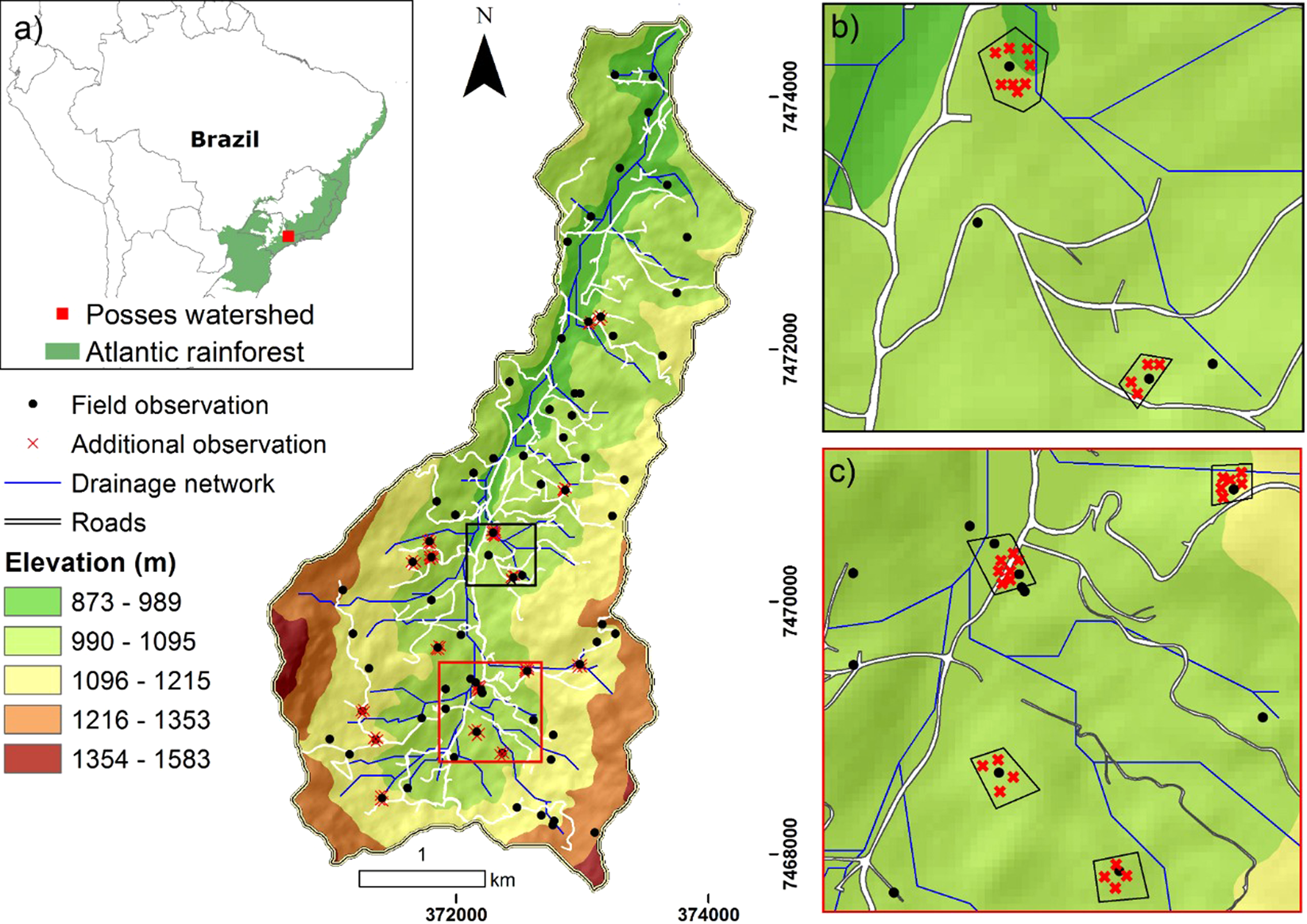 Digital soil mapping including additional point sampling in Posses  ecosystem services pilot watershed, southeastern Brazil | Scientific Reports