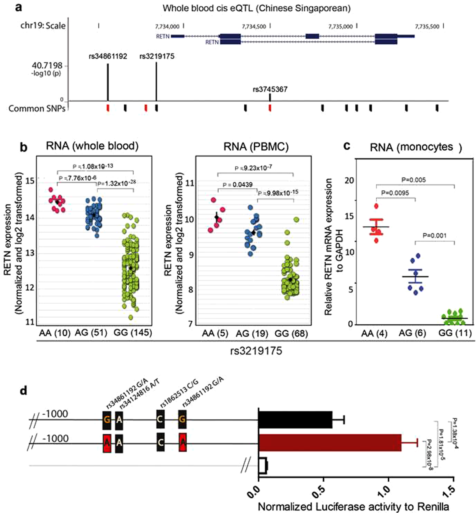 Resistin Expression In Human Monocytes Is Controlled By Two Linked