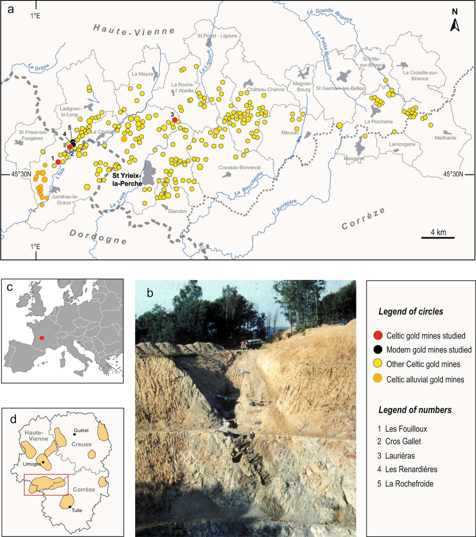 Geochemistry of Gold Ores Mined During Celtic Times from the North-Western  French Massif Central | Scientific Reports