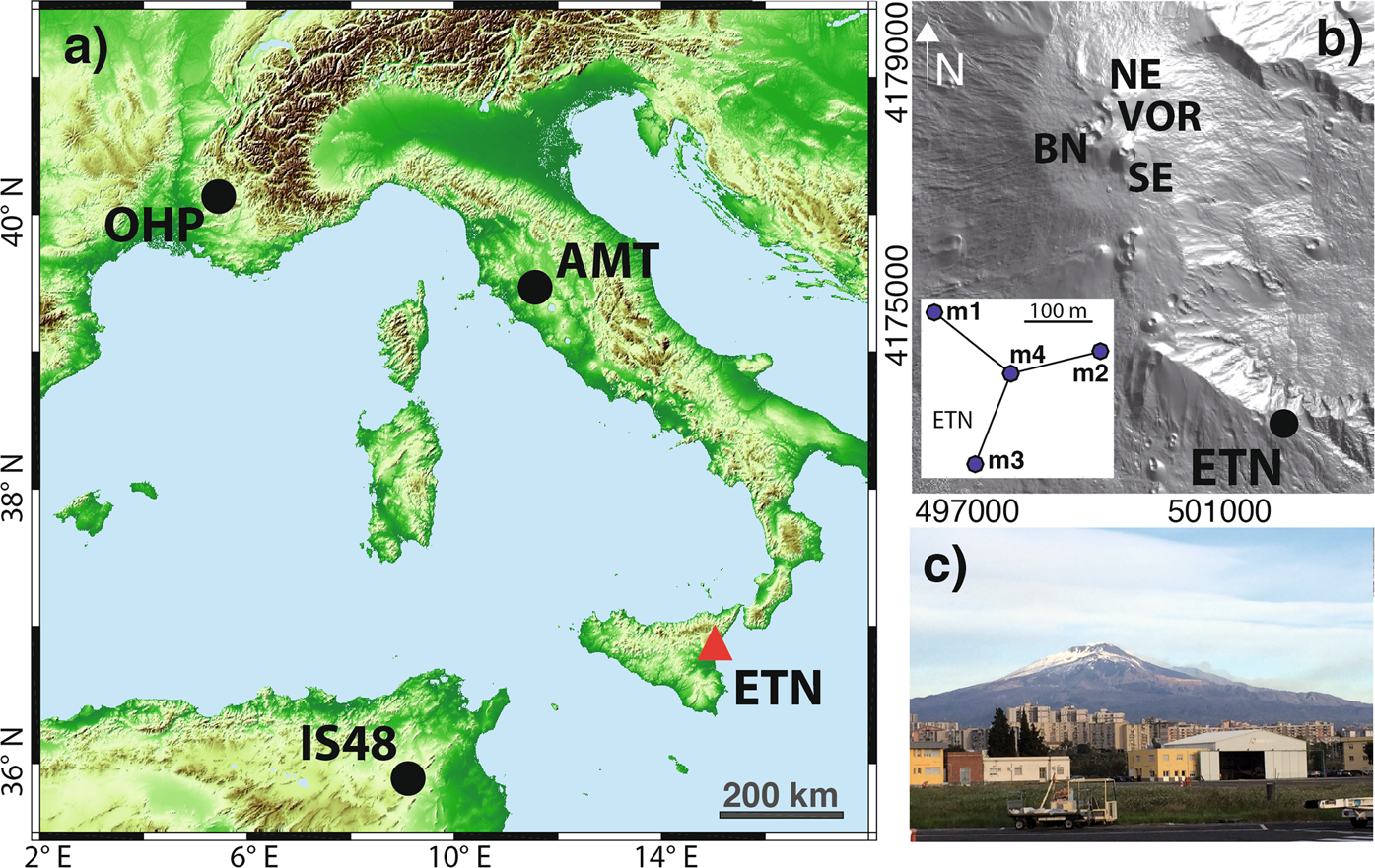 Вулканы Италии на карте. Вулкан Этна на карте.