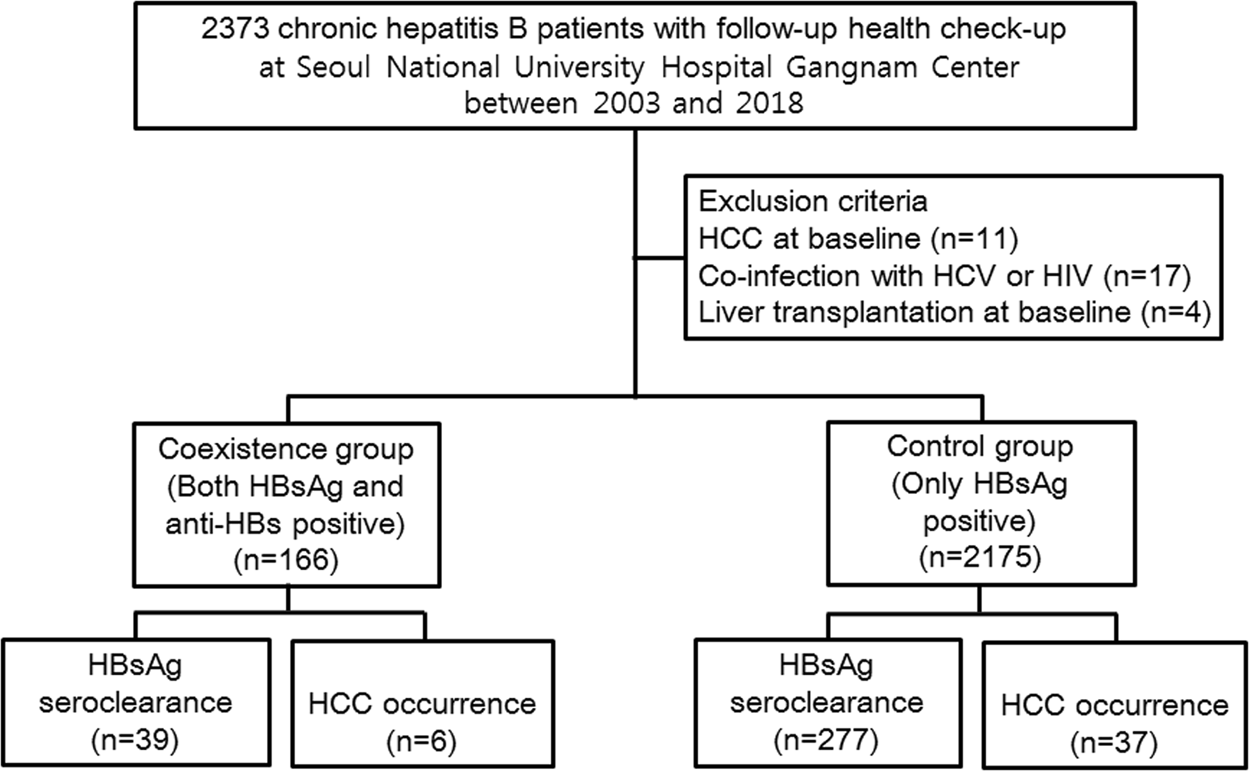 Long-term outcomes of HBsAg/anti-HBs double-positive versus HBsAg single- positive patients with chronic hepatitis B | Scientific Reports