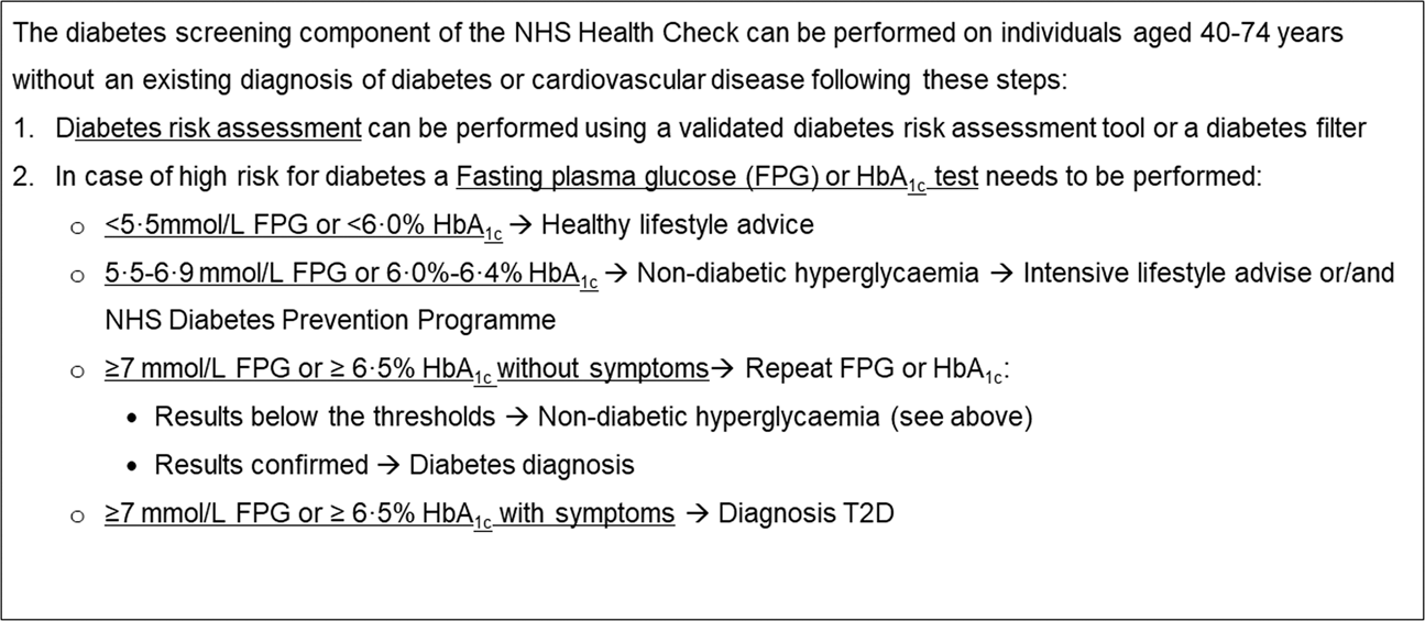 diabetes screening tool