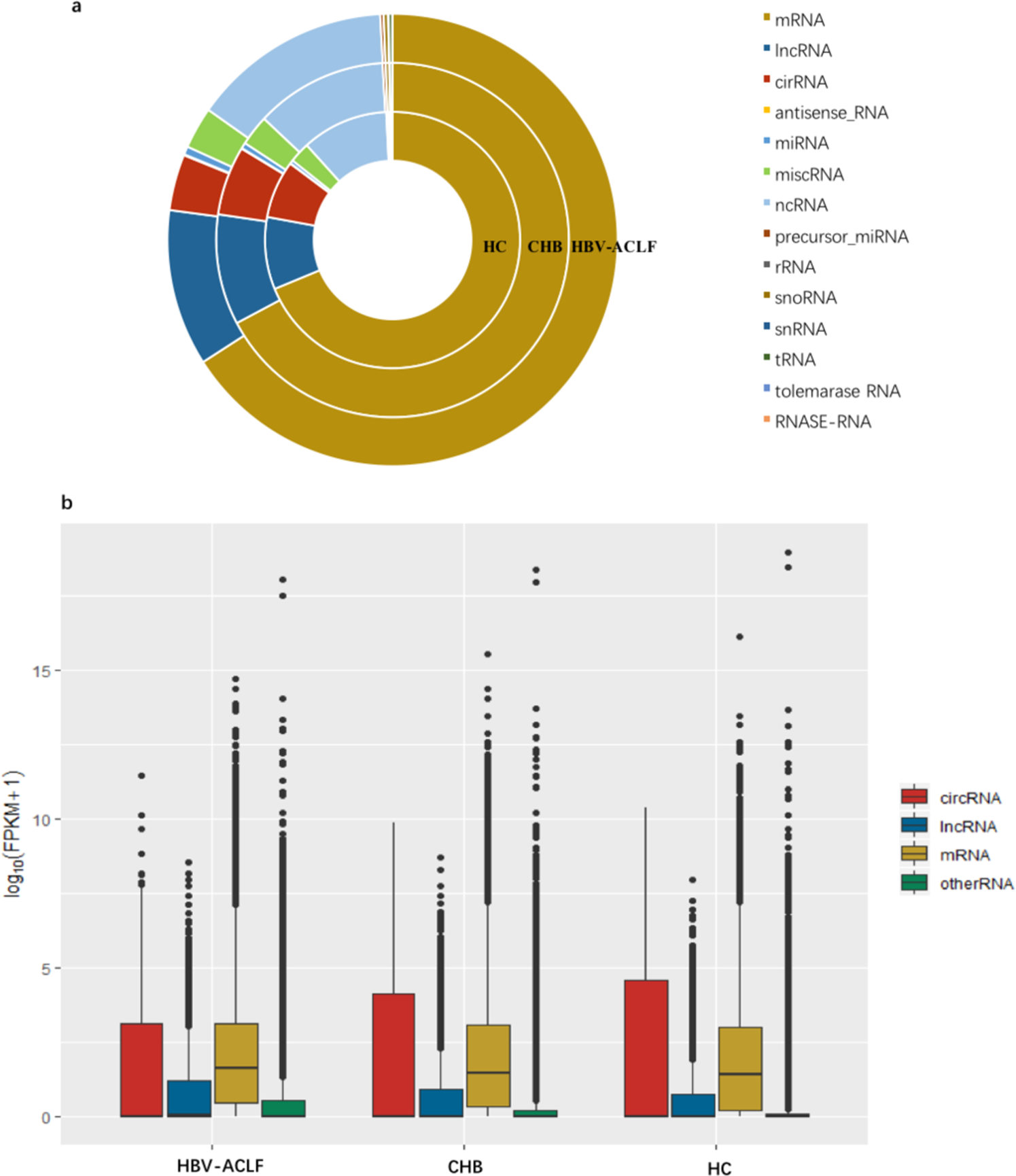 RNA Profiling Analysis of the Serum Exosomes Derived from Patients 