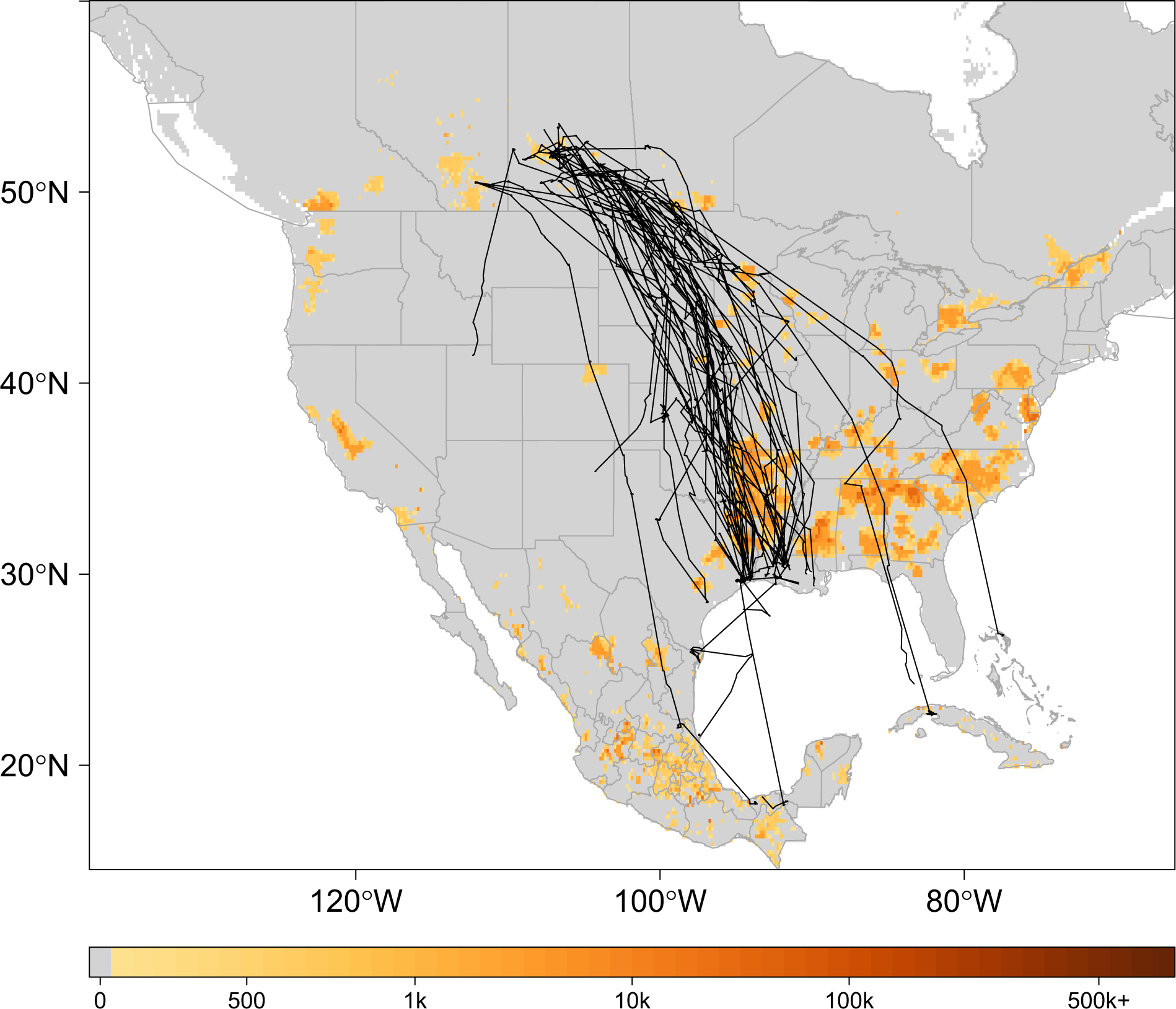Duck Flyway Map 2019 Waterfowl Occurrence And Residence Time As Indicators Of H5 And H7 Avian  Influenza In North American Poultry | Scientific Reports
