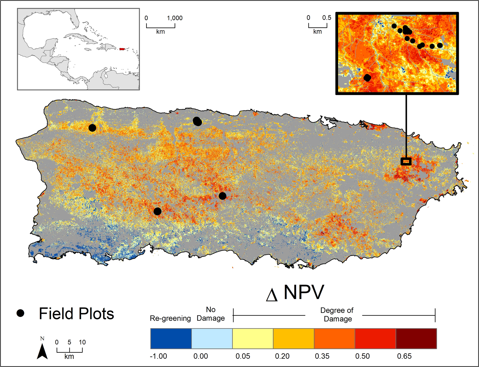 Hurricane Induced Rainfall Is A Stronger Predictor Of Tropical Forest Damage In Puerto Rico Than Maximum Wind Speeds Scientific Reports