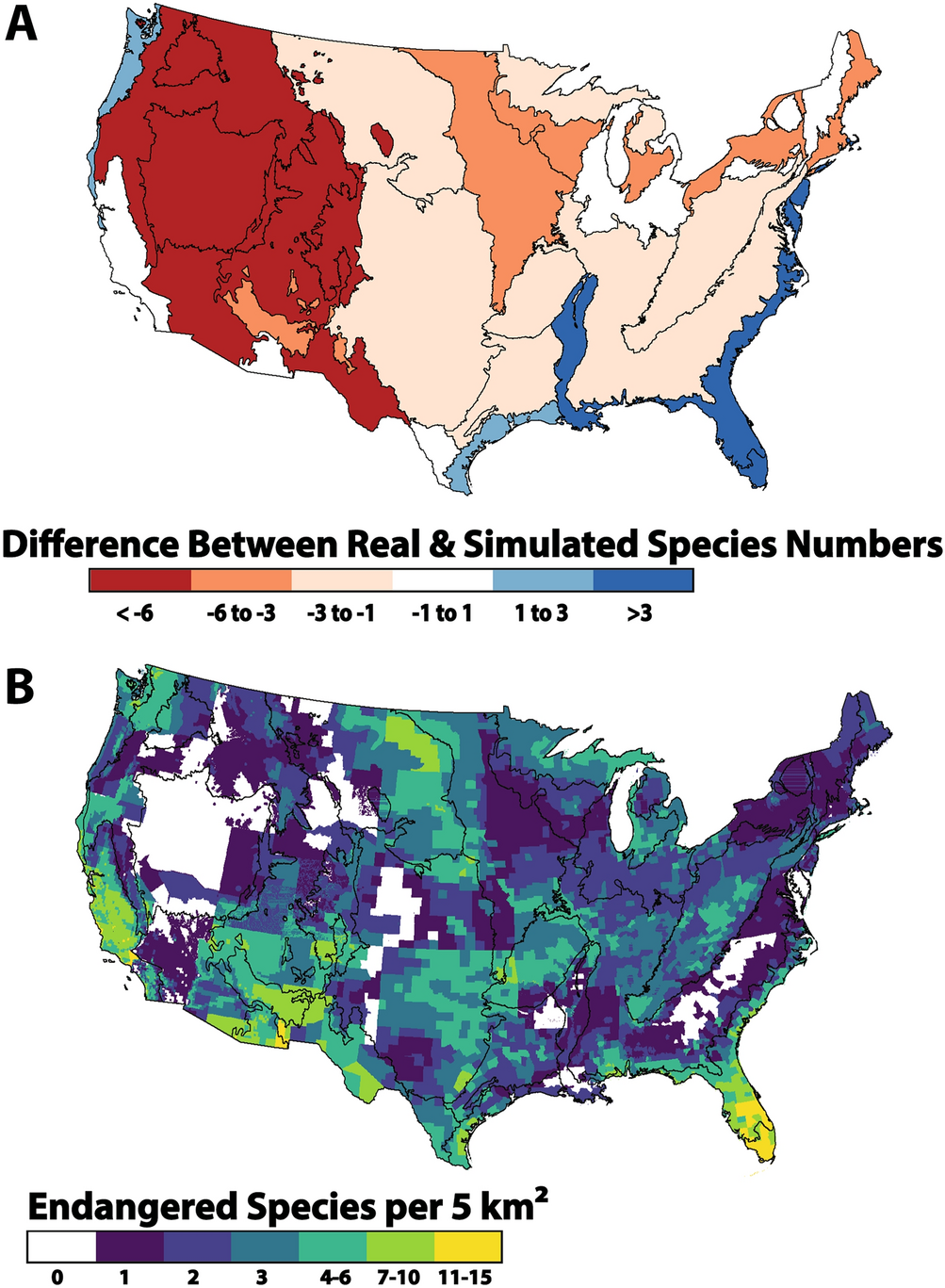 Protecting endangered species in the USA requires both public and private  land conservation | Scientific Reports