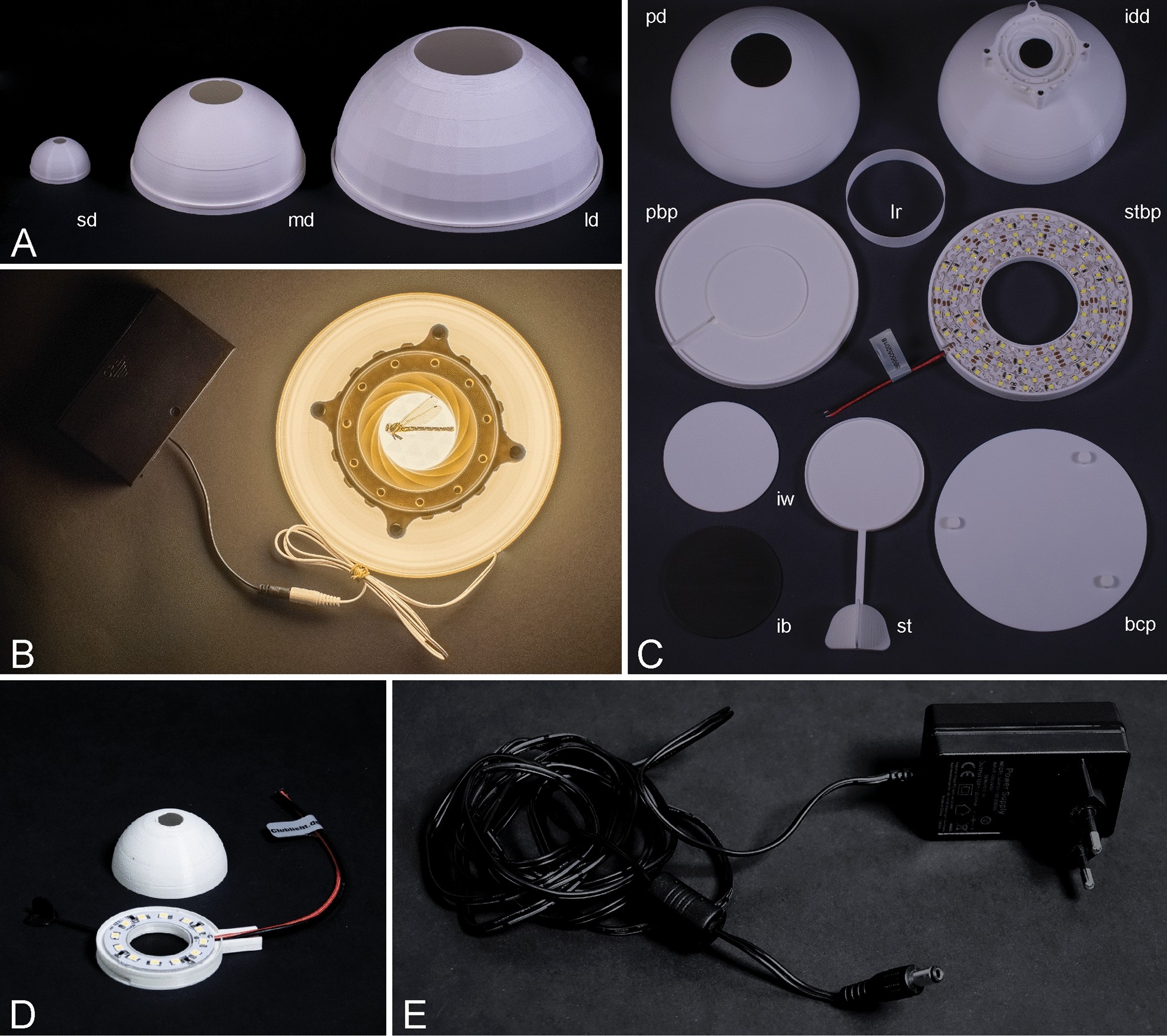 Illuminating nature's beauty: modular, scalable and low-cost LED dome  illumination system using 3D-printing technology | Scientific Reports