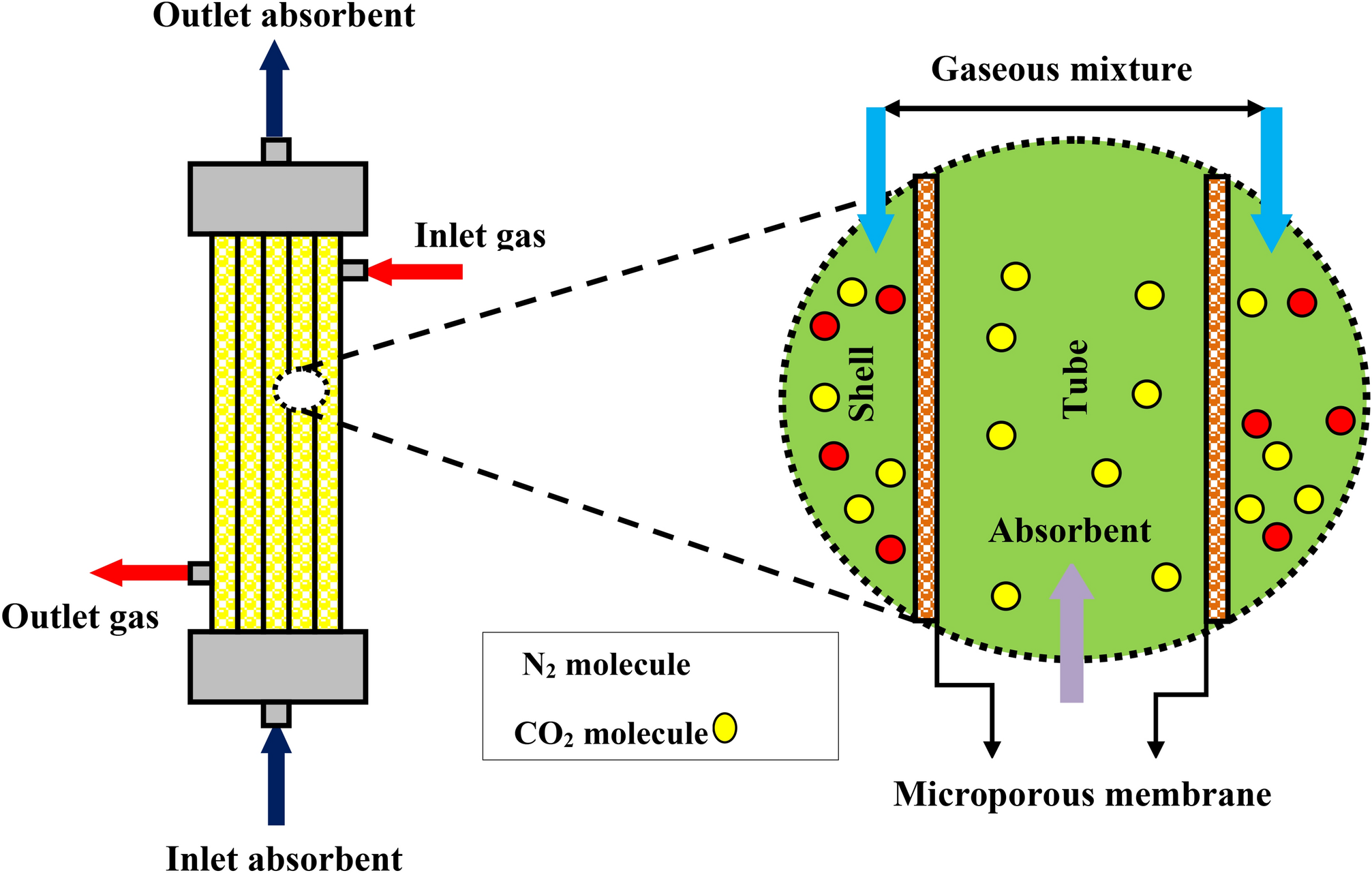 Molecular Investigation Into The Effect Of Carbon Nanotubes Interaction With Co2 In Molecular Separation Using Microporous Polymeric Membranes Scientific Reports