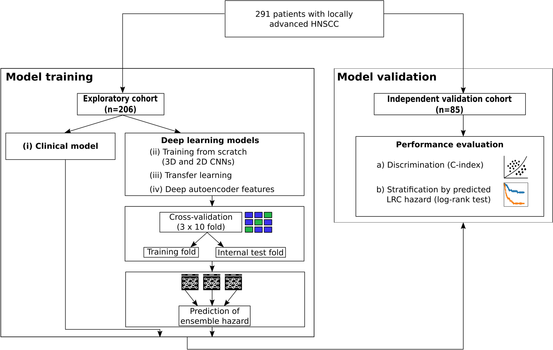 2D and 3D convolutional neural networks for outcome modelling of locally  advanced head and neck squamous cell carcinoma | Scientific Reports